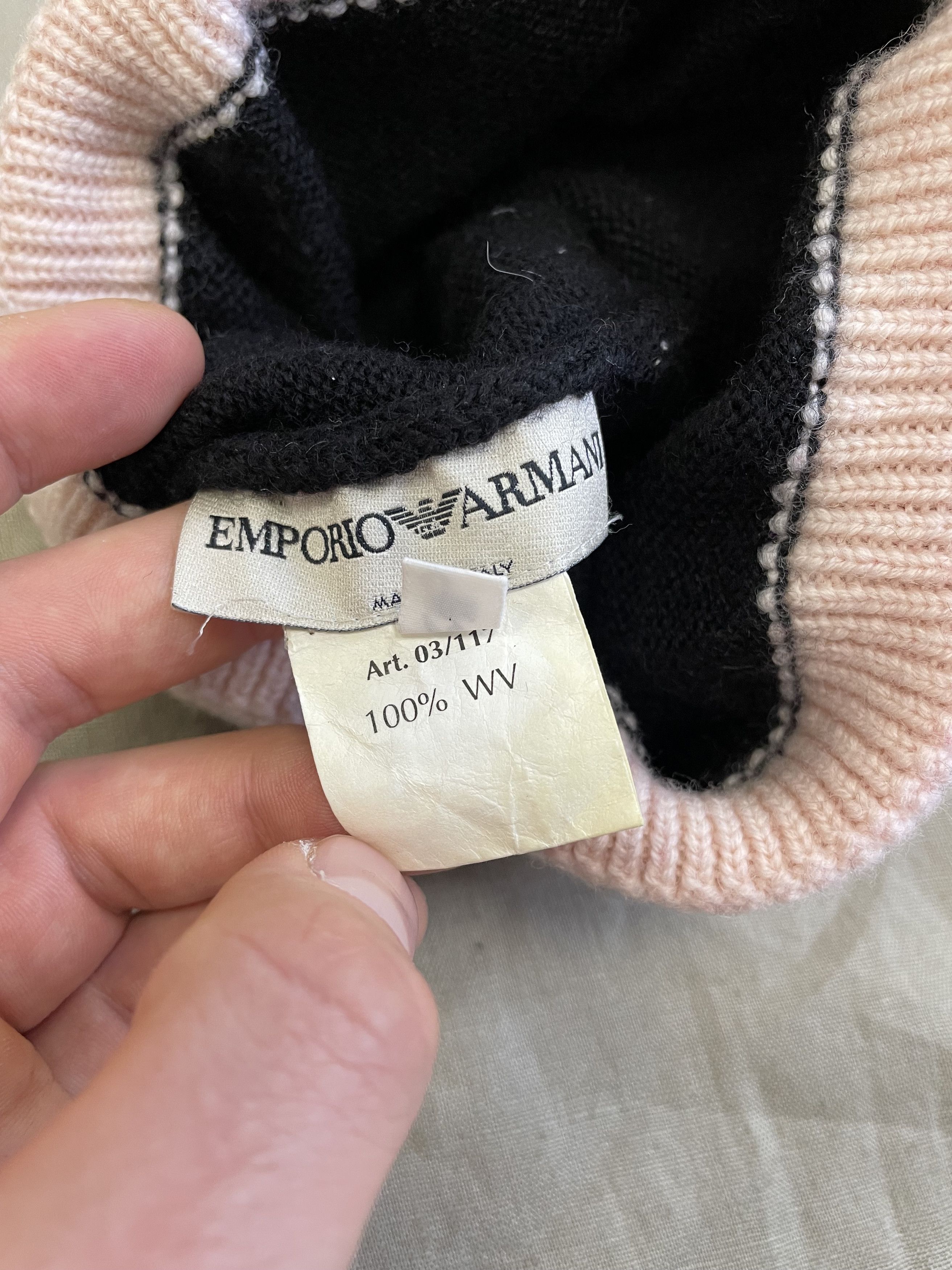 Emporio Armani Emporio Armani Wool Beanie Hat5823AC Size ONE SIZE - 4 Thumbnail