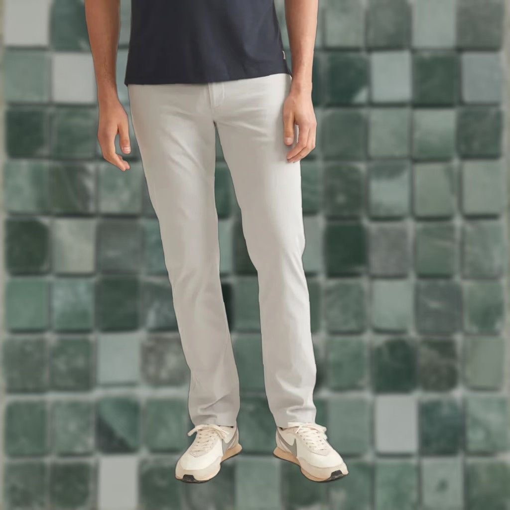 Marine Layer Marine Layer 5 Pocket Breeze Slim Straight Pants Light Grey Men 30x30 NWT 28 Size US 30 / EU 46 - 1 Thumbnail