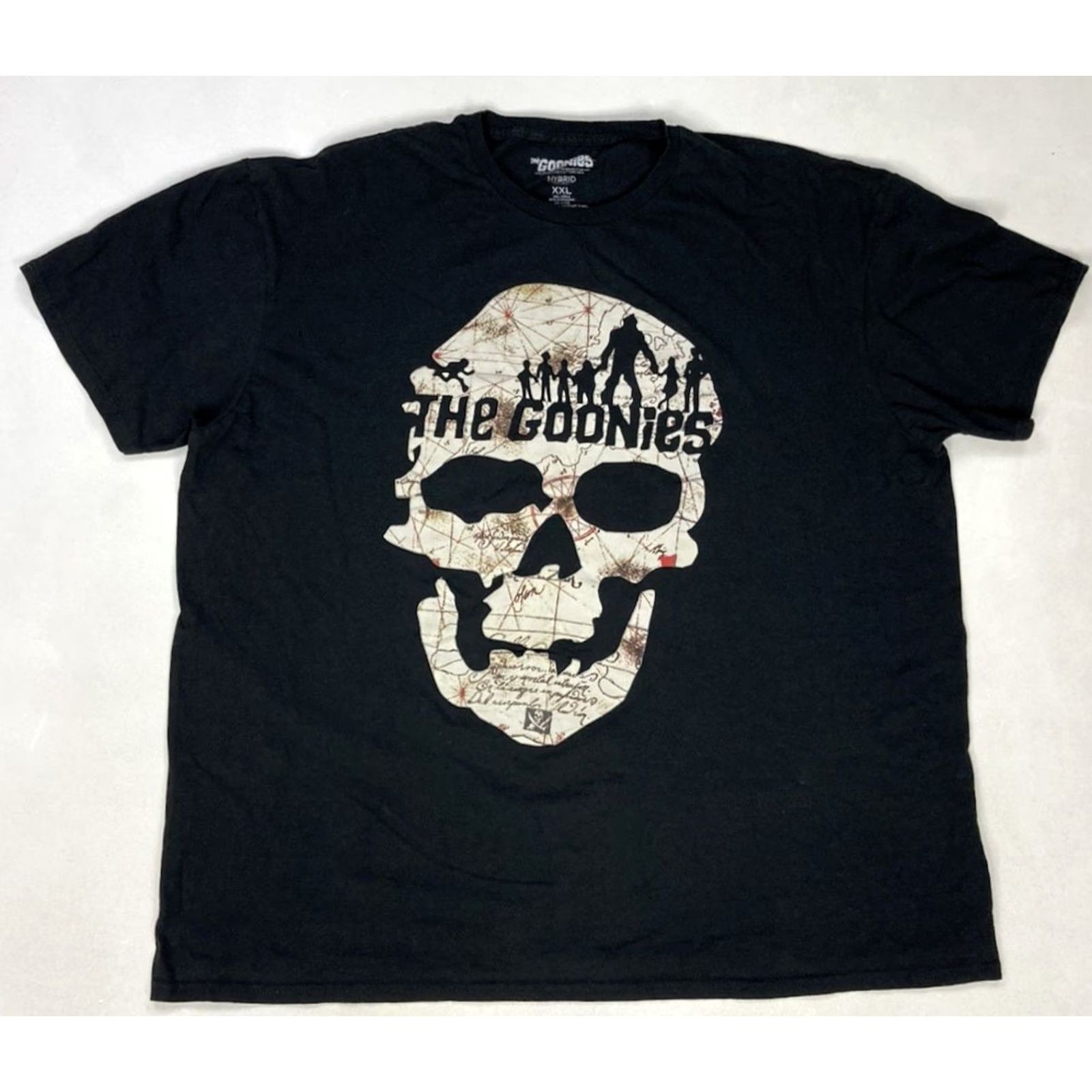 Vintage VINTAGE The Goonies Skull Graphic T-shirt Men XXL Black Short Sleeve Movie Size US XXL / EU 58 / 5 - 2 Thumbnail