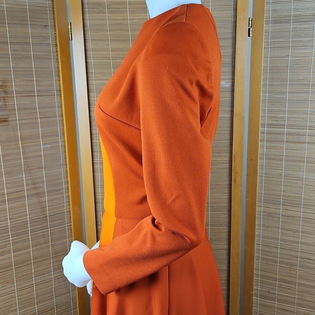 Handmade Vintage Handmade Maxi Dress Womens Sz S Groovy 70s Orange Wa Size S / US 4 / IT 40 - 6 Thumbnail