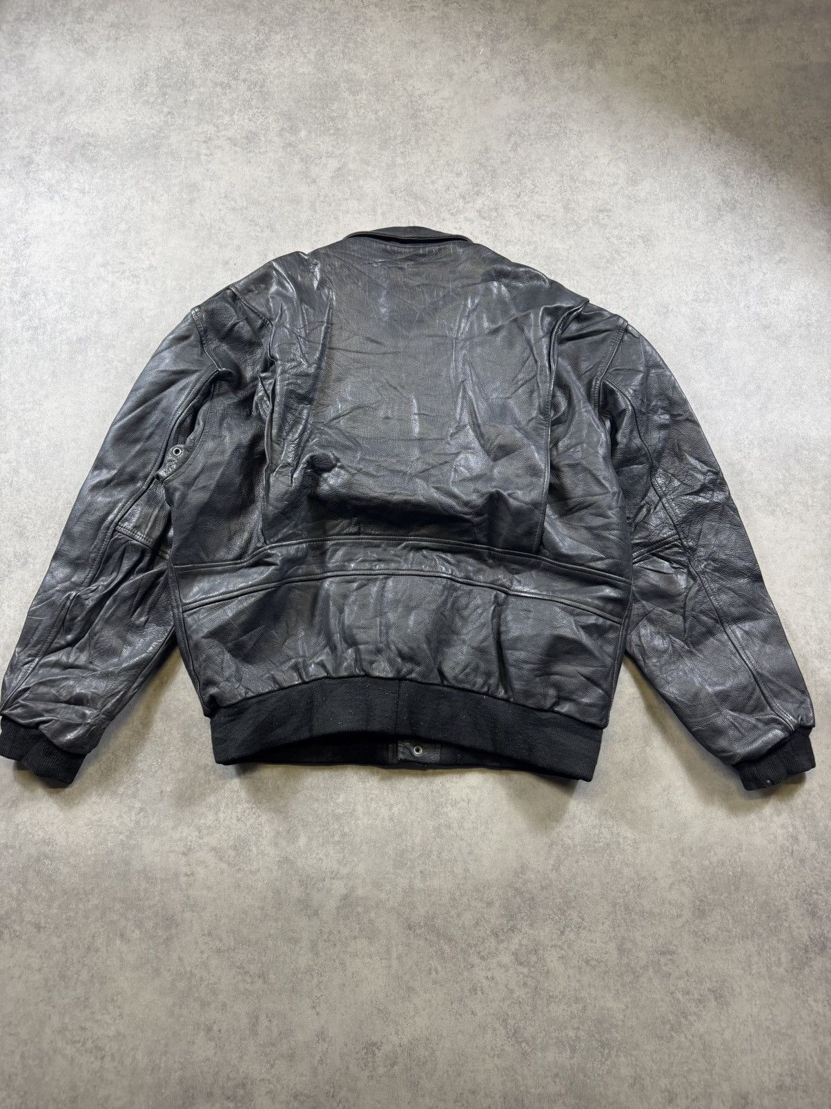 Other Vintage Leather Jacket Size US L / EU 52-54 / 3 - 4 Thumbnail