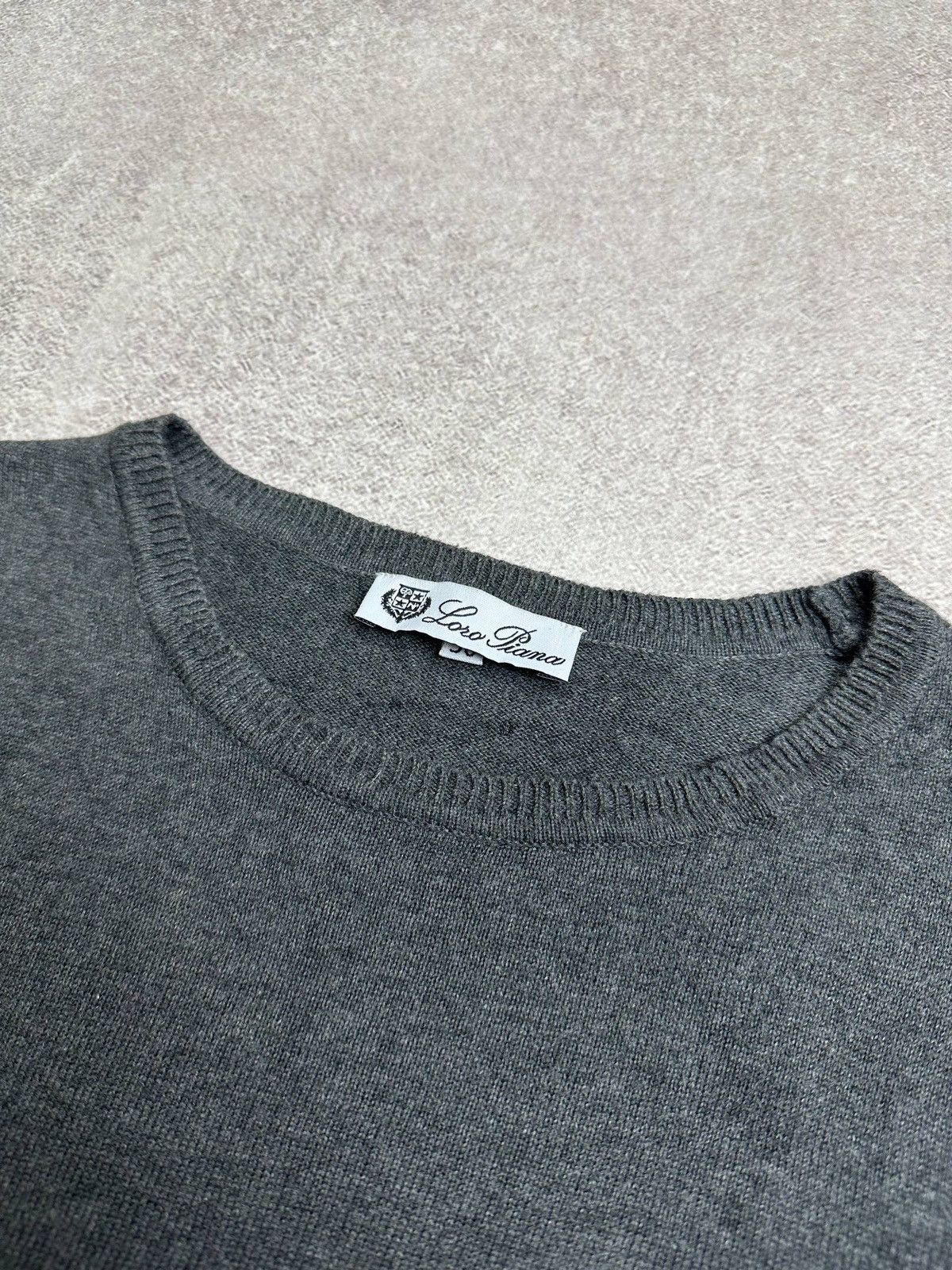 Loro Piana Loro Piana Gray Kkit Sweater Mens IT50! Size US M / EU 48-50 / 2 - 3 Thumbnail
