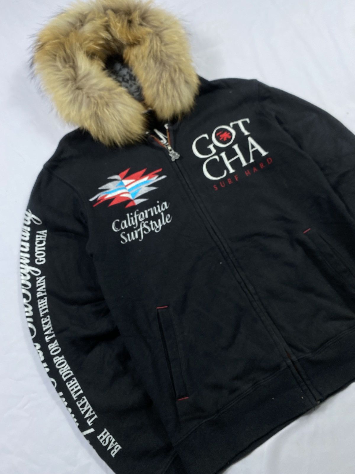 Isamu Katayama Backlash Japanese Gotcha Zip Fur Hoodie Lgb ifsix style Size US M / EU 48-50 / 2 - 4 Thumbnail