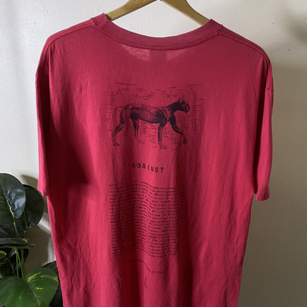 Band Tees Vintage 1990s Against Australian Hardcore Punk Band Tee Size US L / EU 52-54 / 3 - 7 Thumbnail