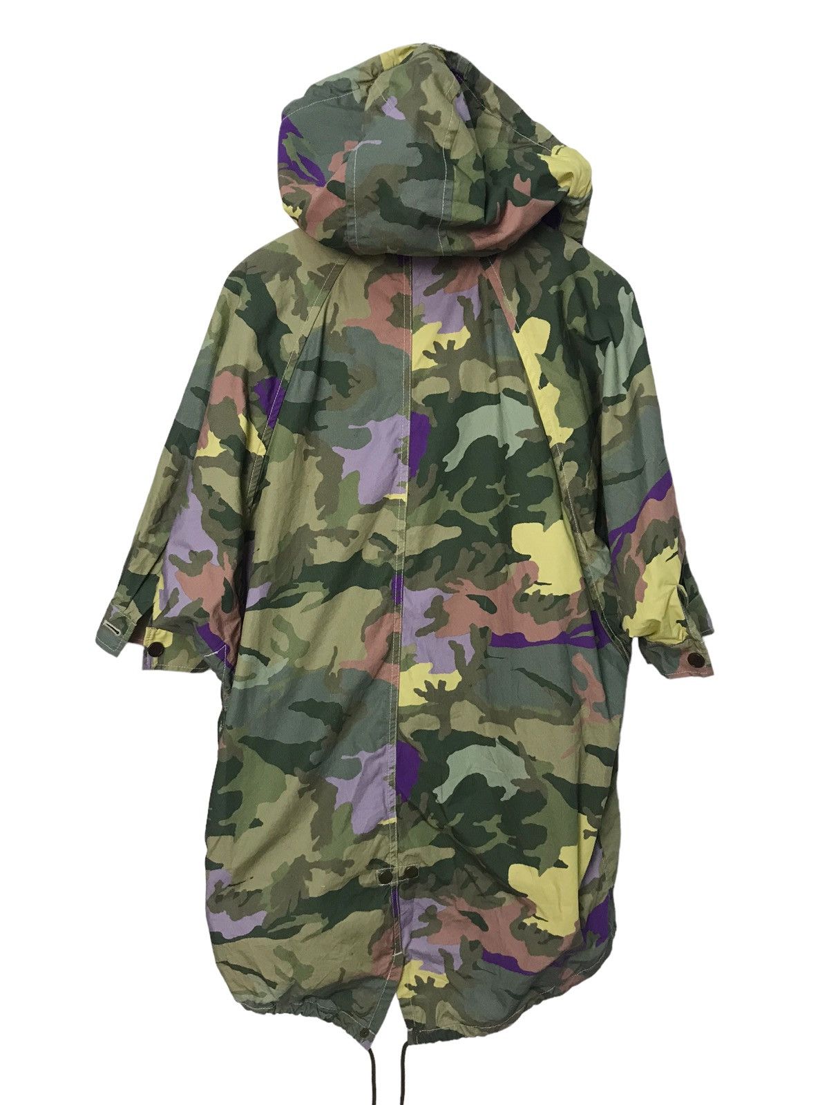 image of Designer Japanese Saguri Army Fishtail Hoodie Jacket, Men's (Size Large)