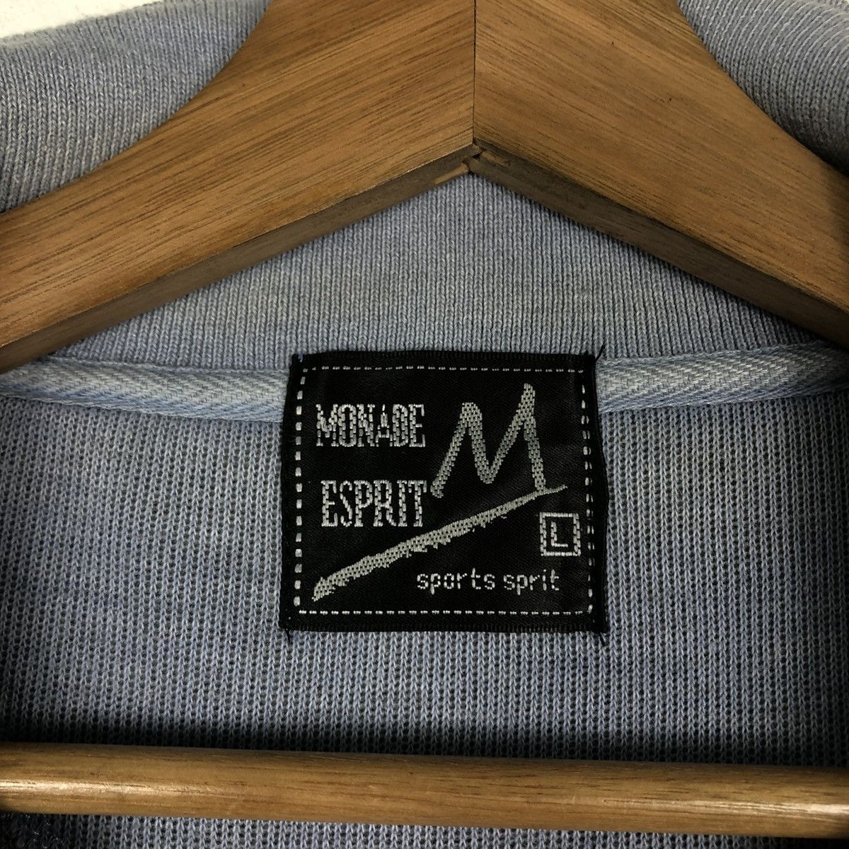 Japanese Brand 🔥Vtg Collar Sweatshirt Monade Esprit Japan Made Size US M / EU 48-50 / 2 - 16 Thumbnail