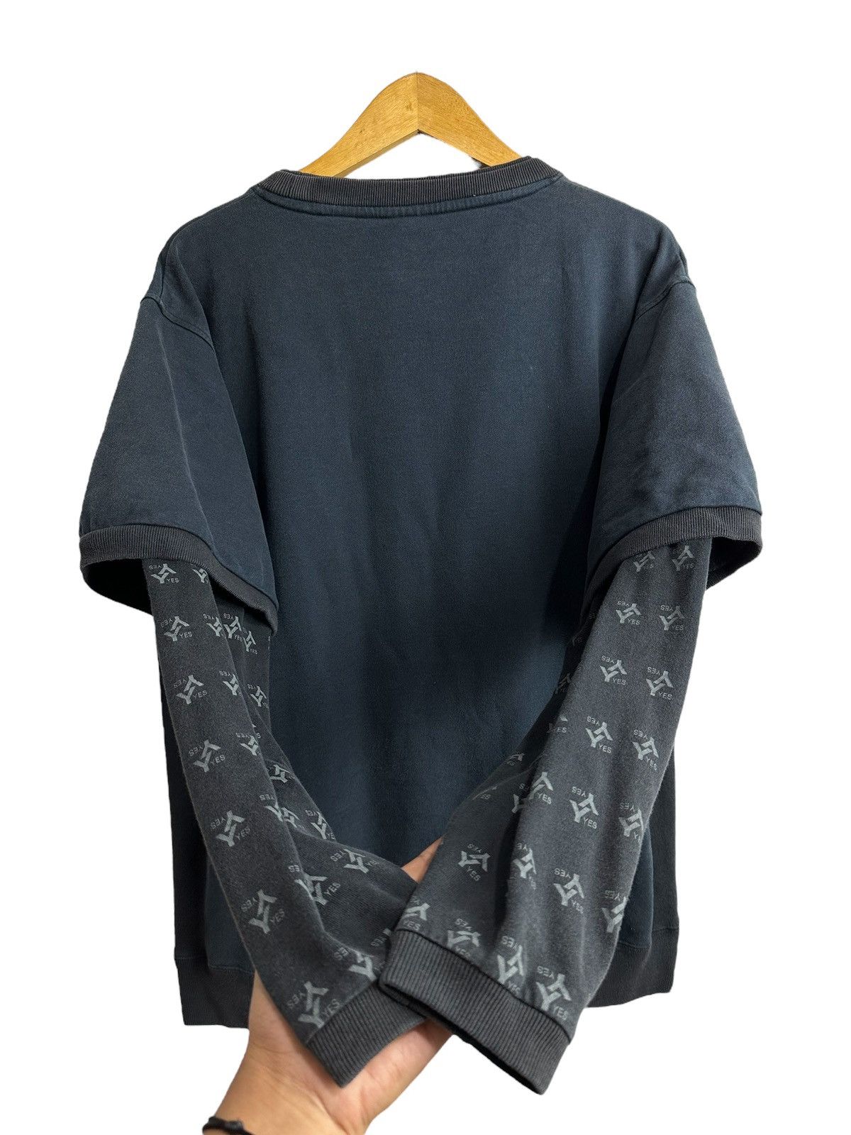 14th Addiction SICK FADED FOGATY HOUSE DOUBLE LAYER LONG SLEEVE TEE Size US L / EU 52-54 / 3 - 5 Thumbnail
