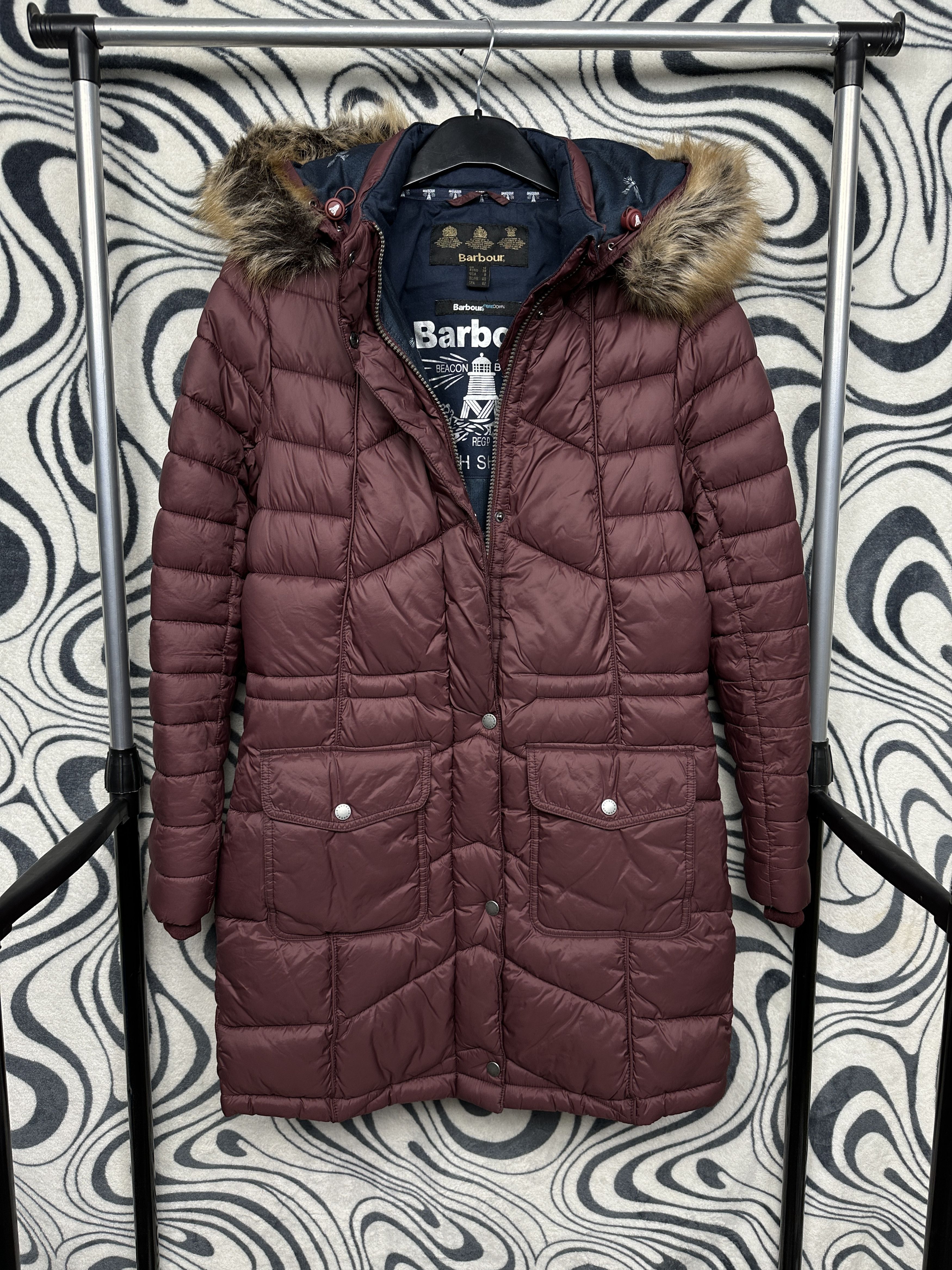 Barbour Barbour Womens Hamble Quilted Puffer Jacket Size M / US 6-8 / IT 42-44 - 1 Thumbnail