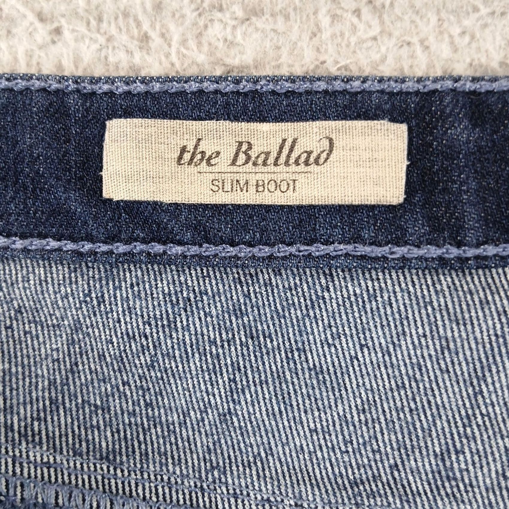 Vintage AG Adriano Goldschmied The Ballad Slim Boot Jeans Dark Wash 31R Womens Jeans Wide 5-Pocket Denim Cotton Blend Bag? Size 24" / US 00 / IT 34 - 4 Thumbnail