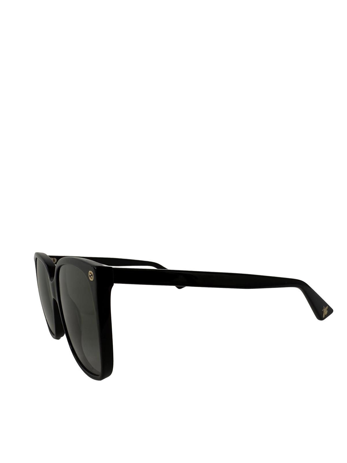 Gucci Womens Black Gucci Sunglasses Interlocking G Sunglasses Logo Size ONE SIZE - 4 Thumbnail