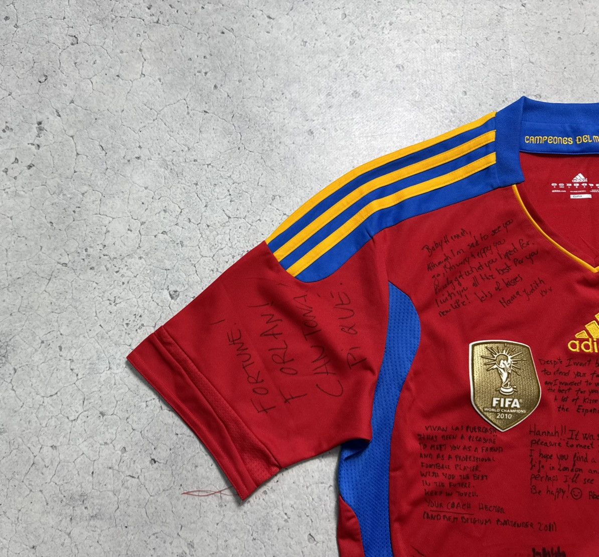 Adidas Adidas Spain Team 2010 Vintage Soccer Jersey Shirt Football Size US S / EU 44-46 / 1 - 5 Thumbnail