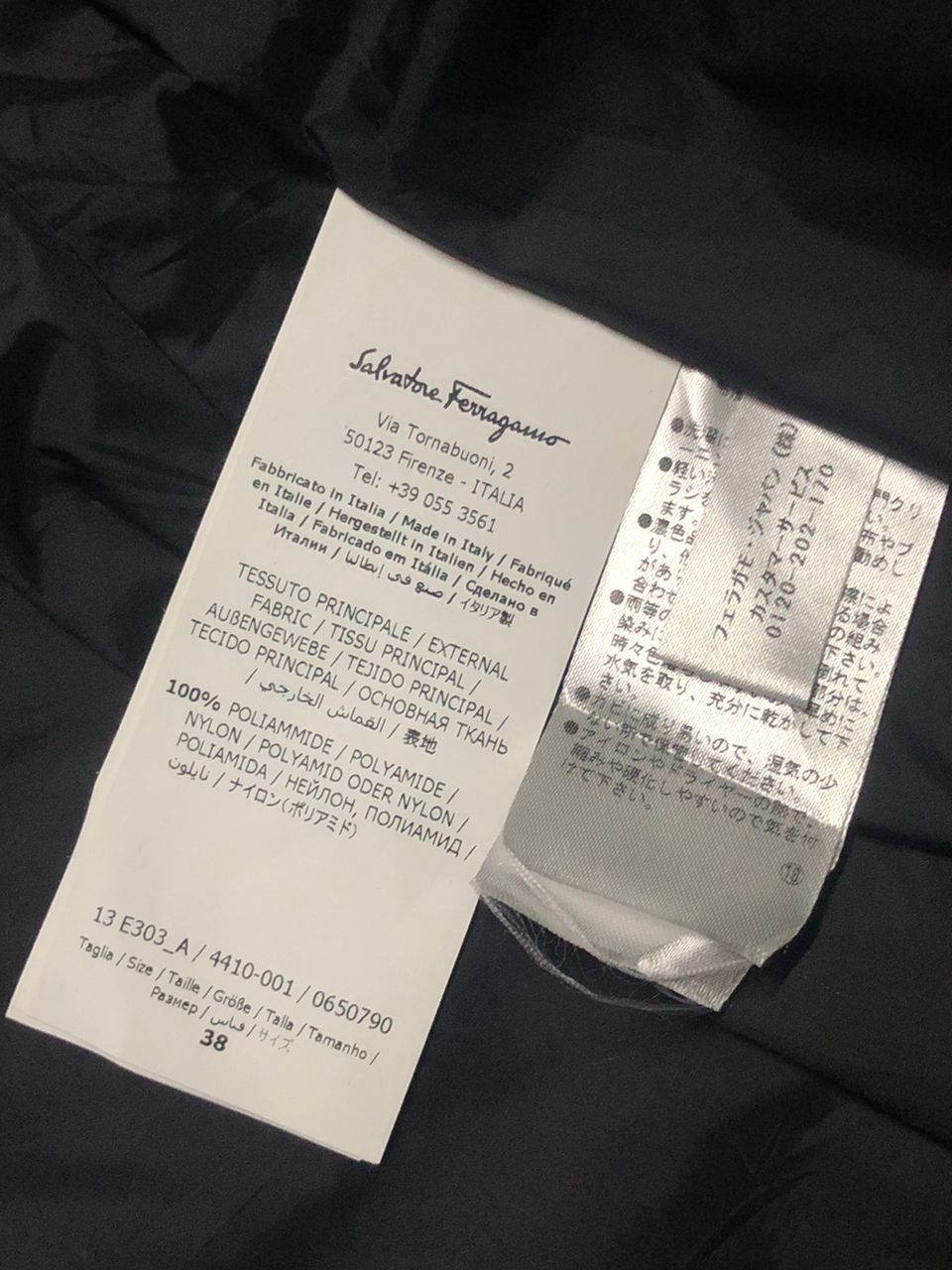 Salvatore Ferragamo Salvatore Ferragamo Light Down Black Jacket Size S / US 4 / IT 40 - 14 Thumbnail