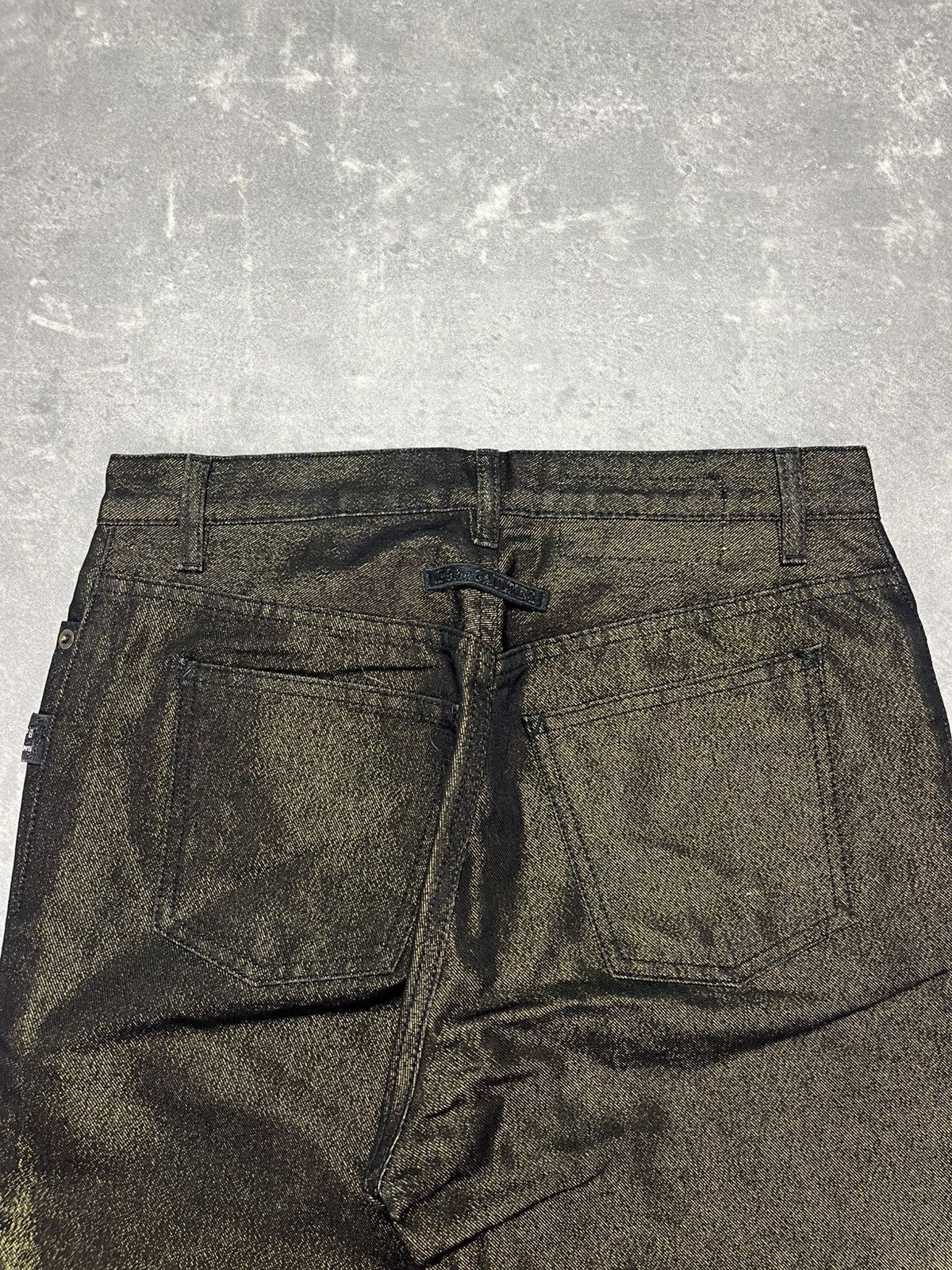 Jean Paul Gaultier DSWT Jean Paul Gaultier Long Glitter Denim Jeans 28 Size 28" / US 6 / IT 42 - 12 Thumbnail