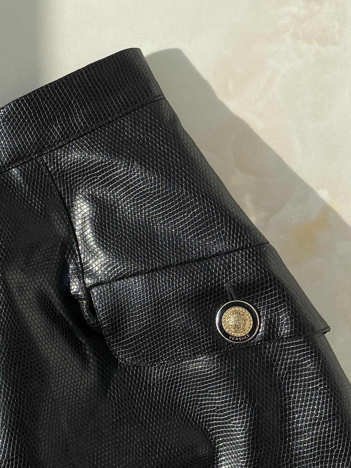 Versace × Versace Jeans Couture × Vintage Versace Jeans Couture vintage new skirt mini 44 Size 30" / US 8 / IT 44 - 4 Thumbnail