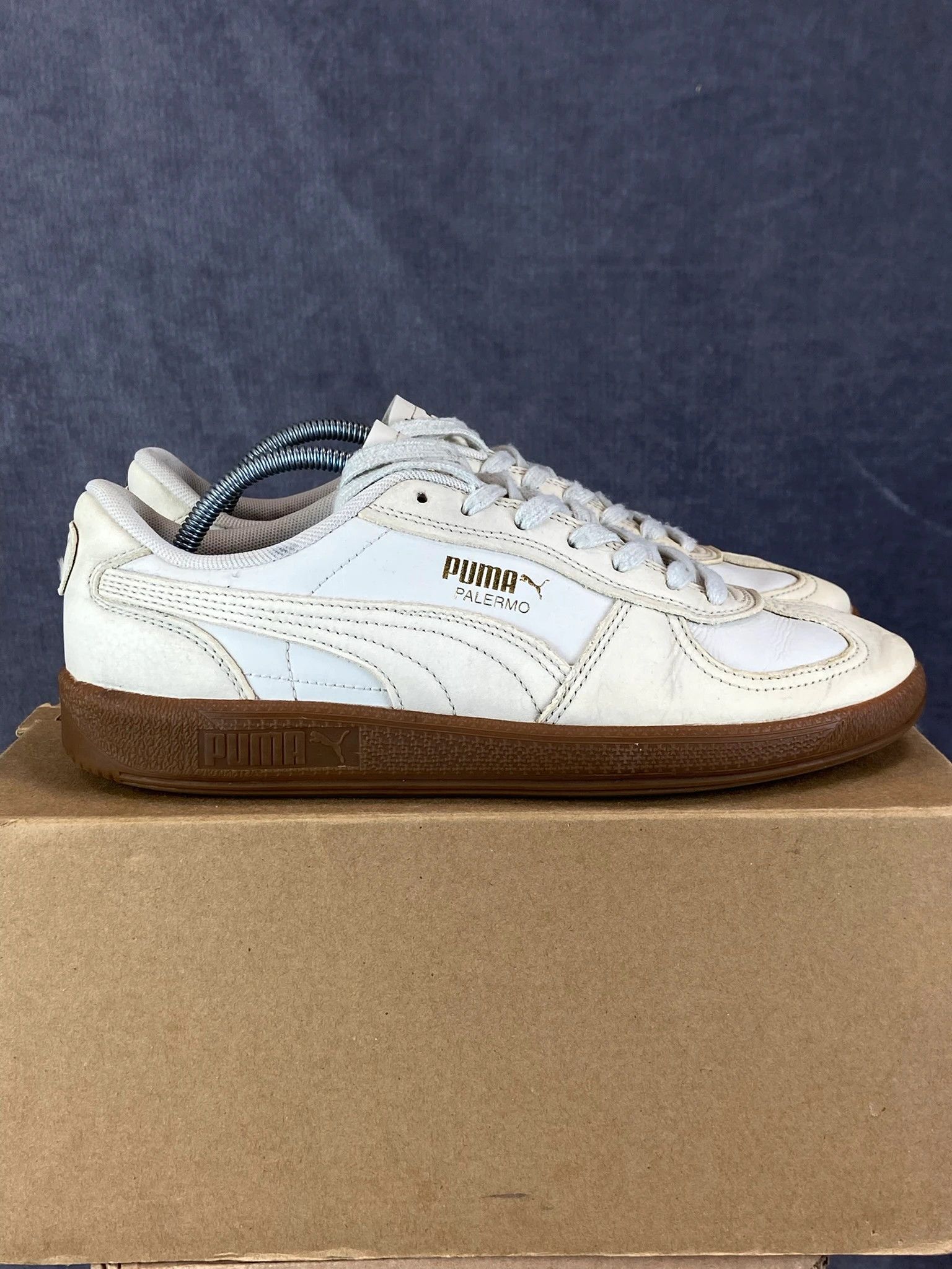 Puma Puma Palermo White Sneakers Size 40 Size US 7 / EU 40 - 4 Thumbnail