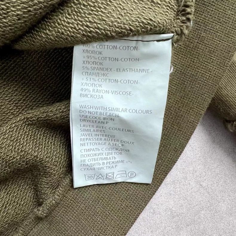 Haider Ackermann Haider Ackermann16 FW green paneled hooded zip-up hoodie 25 Size US XL / EU 56 / 4 - 5 Thumbnail