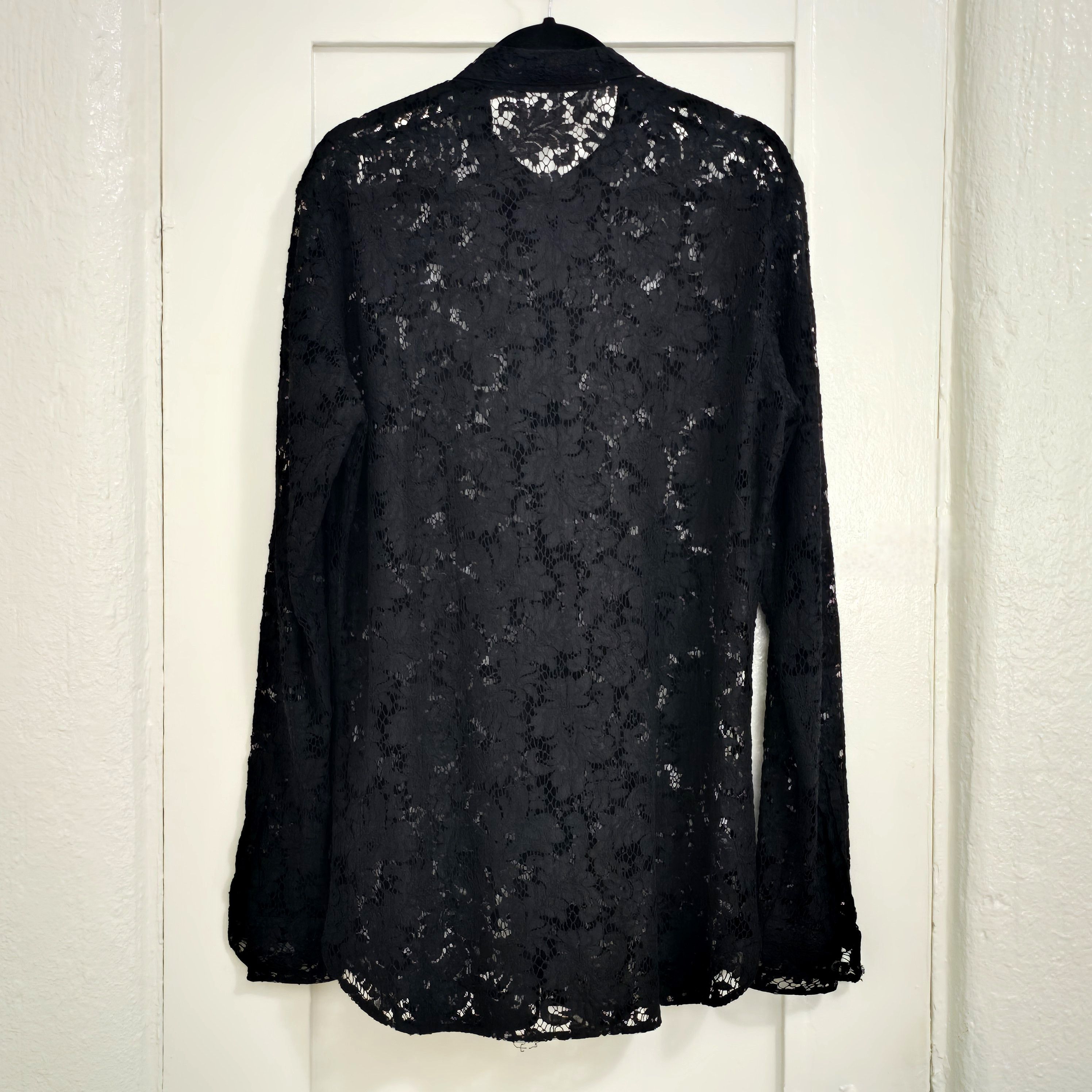 Saint Laurent Paris Lace dress shirt Size US XL / EU 56 / 4 - 3 Thumbnail