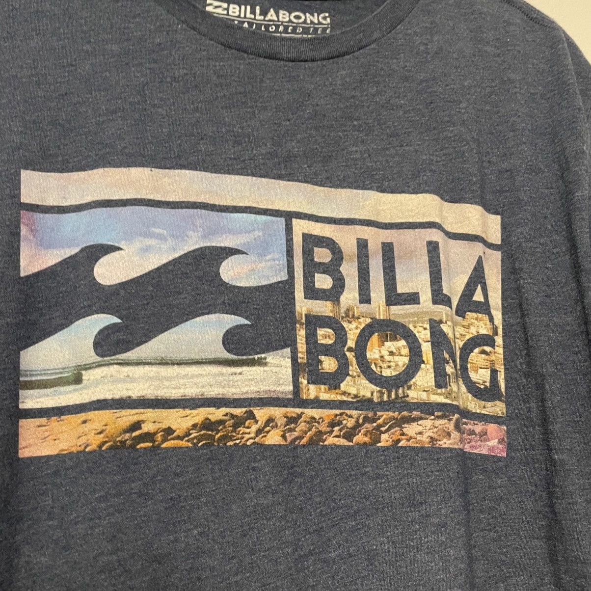 Billabong Billabong Vintage Blue Graphic Short Sleeve T Shirt Size US XL / EU 56 / 4 - 2 Thumbnail