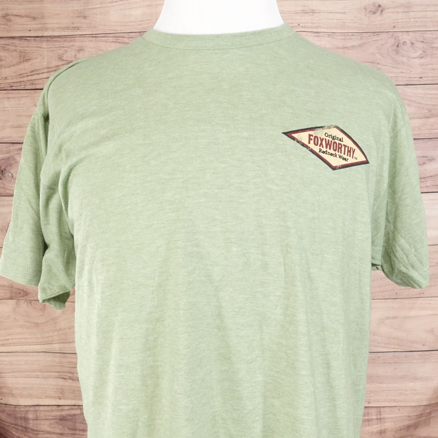 Tultex Jeff Foxworthy Redneck Gear T-Shirt Unisex Adults XL Green Size US XL / EU 56 / 4 - 5 Thumbnail