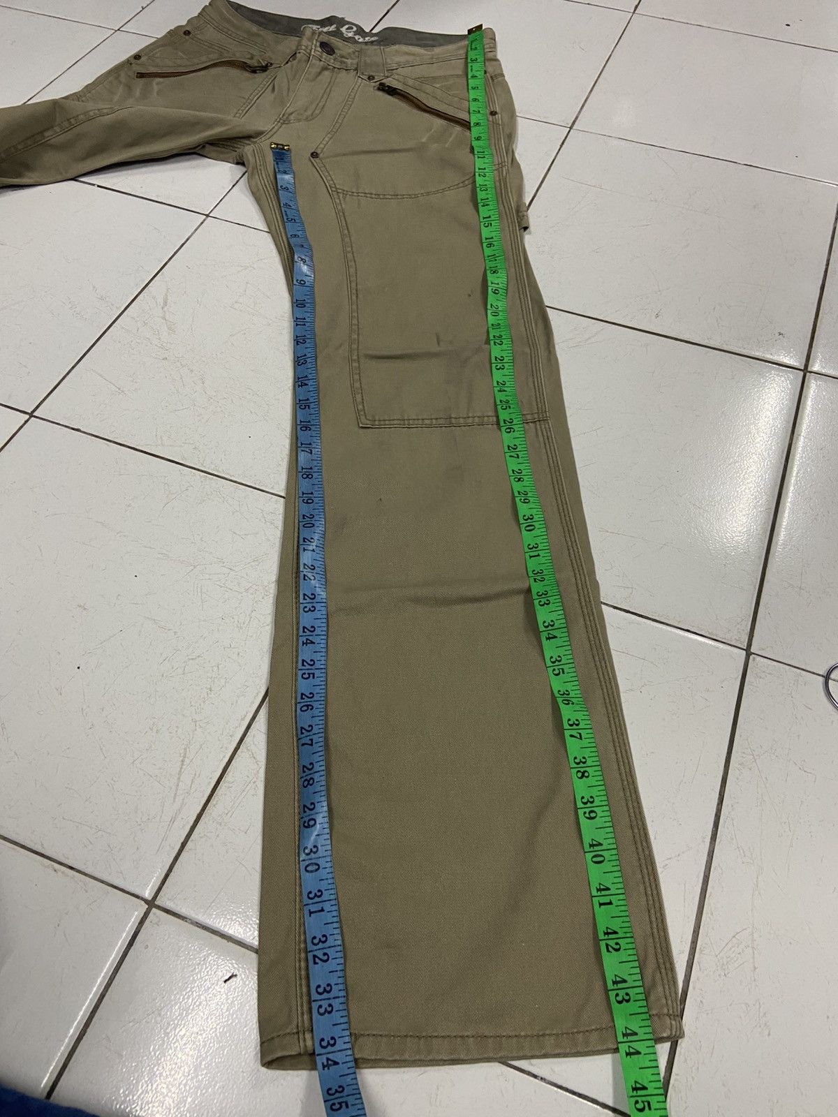 Japanese Brand TRUE GATE DOUBLE KNEE BUCKLE PANTS Size US 30 / EU 46 - 17 Thumbnail