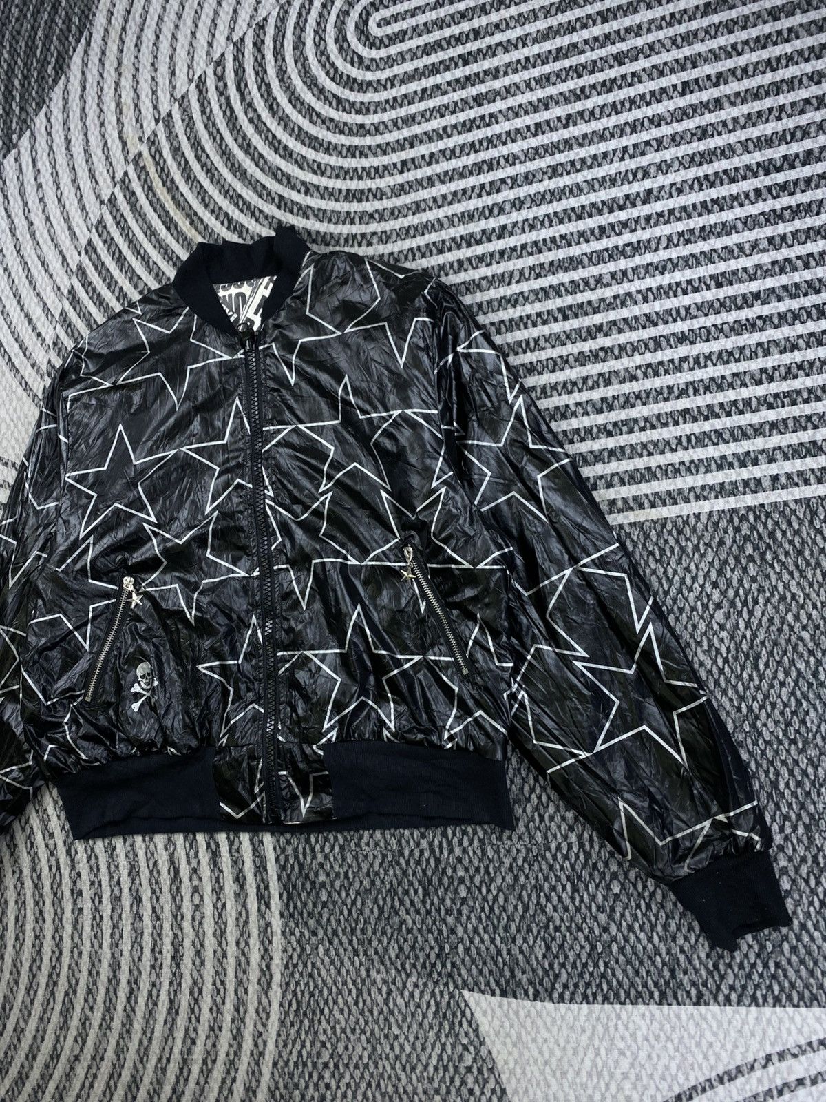 Super Lovers RARE❗️Super Lovers Punk Rock AOP Reversible Bomber Jacket Size US L / EU 52-54 / 3 - 8 Thumbnail