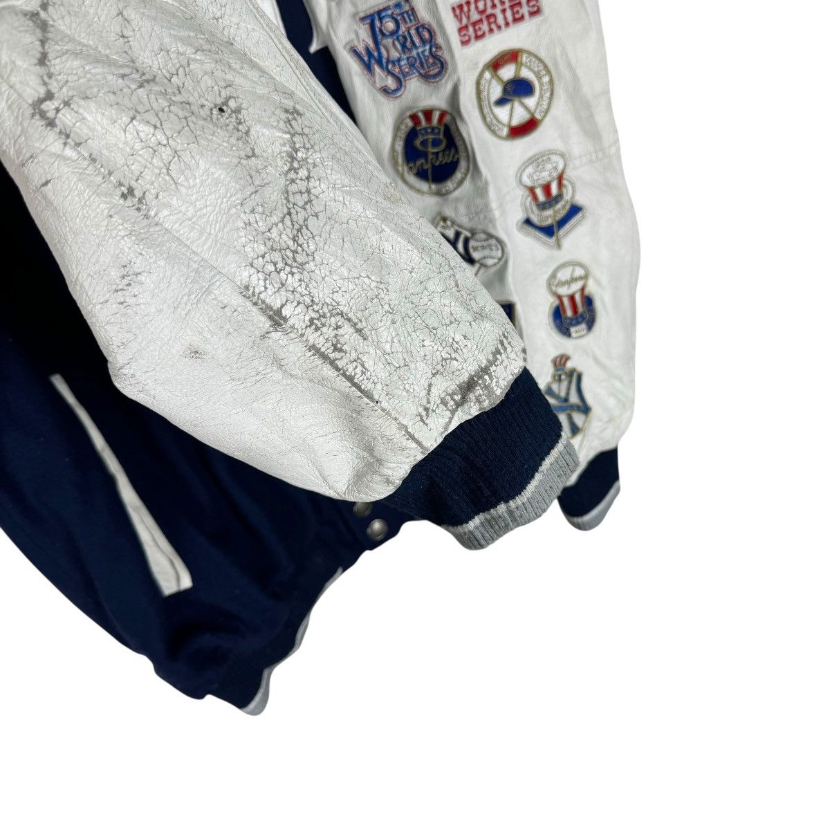 New York Yankees ☀️NEW YORK YANKEES LEATHER VARSITY JACKET Size US M / EU 48-50 / 2 - 8 Thumbnail