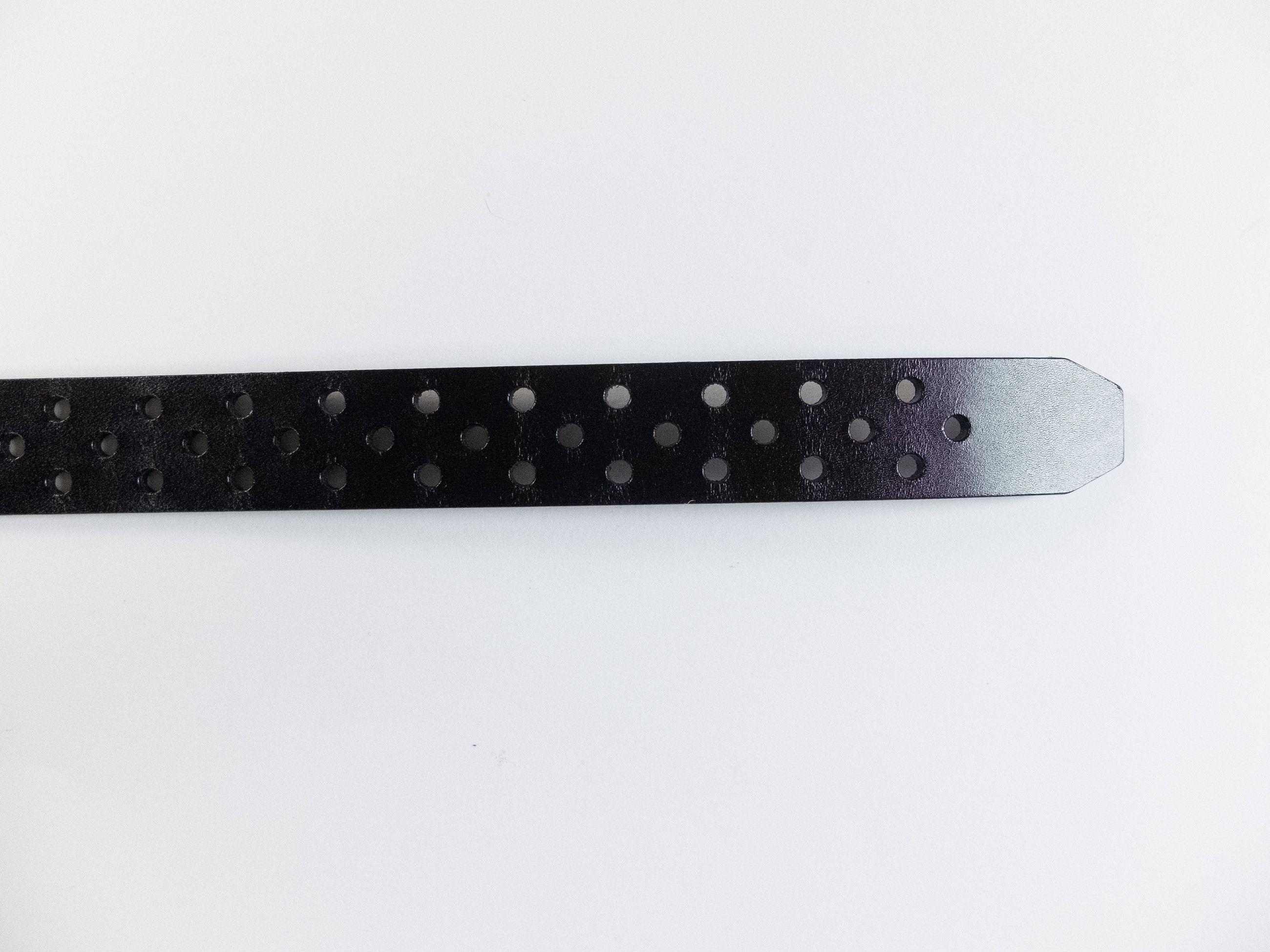 Paul Smith PAUL SMITH black perforated leather belt Size 90 / 34 Size 34 - 7 Thumbnail