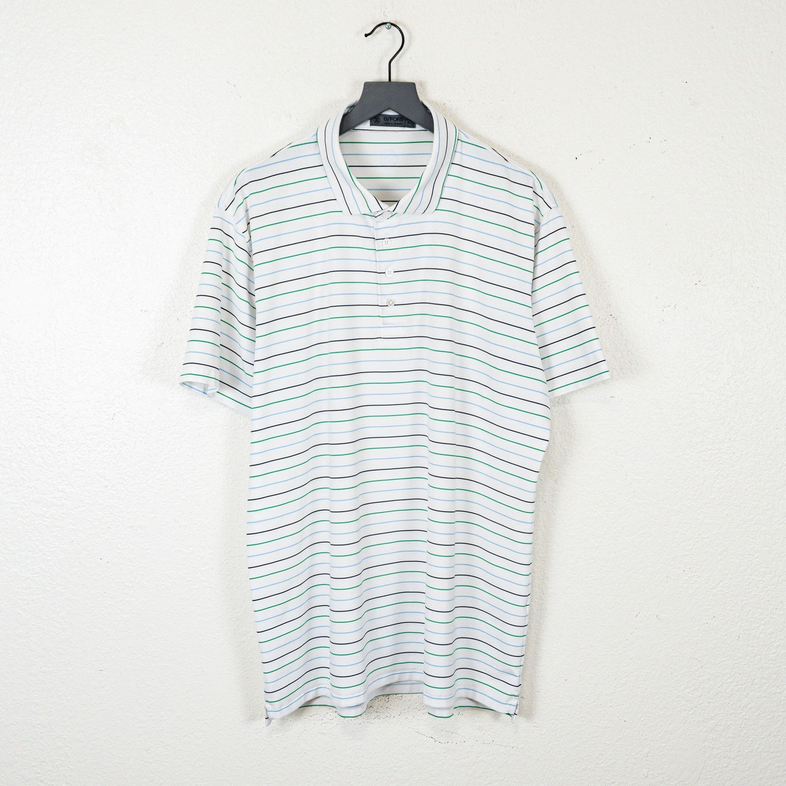 G/FORE G/FORE Golf Tech Polo Shirt White striped Size XL Size US XL / EU 56 / 4 - 1 Thumbnail