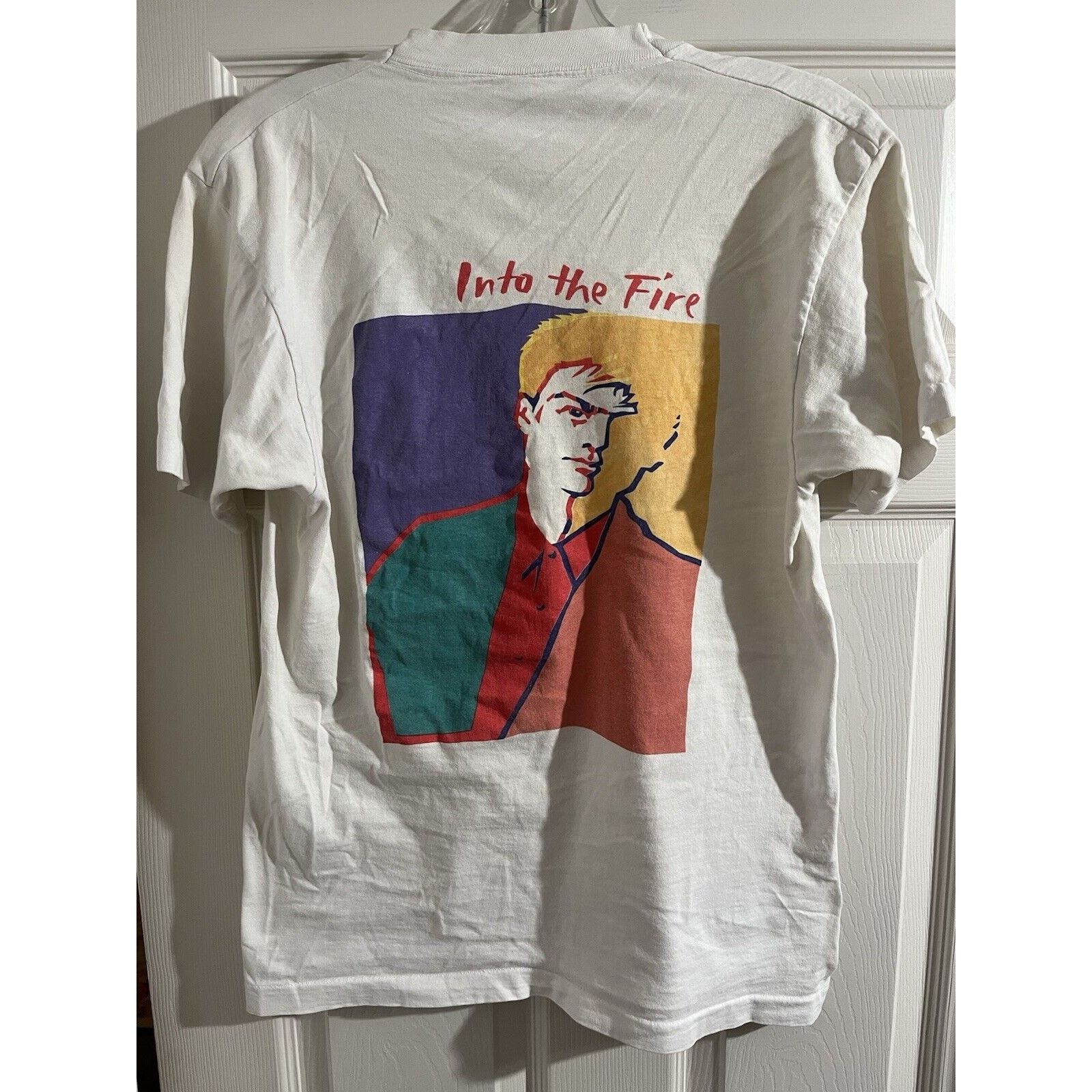 Other Bryan Adams Into The Fire 1987 World Tour Shirt Sz M Rare! Size US M / EU 48-50 / 2 - 4 Thumbnail