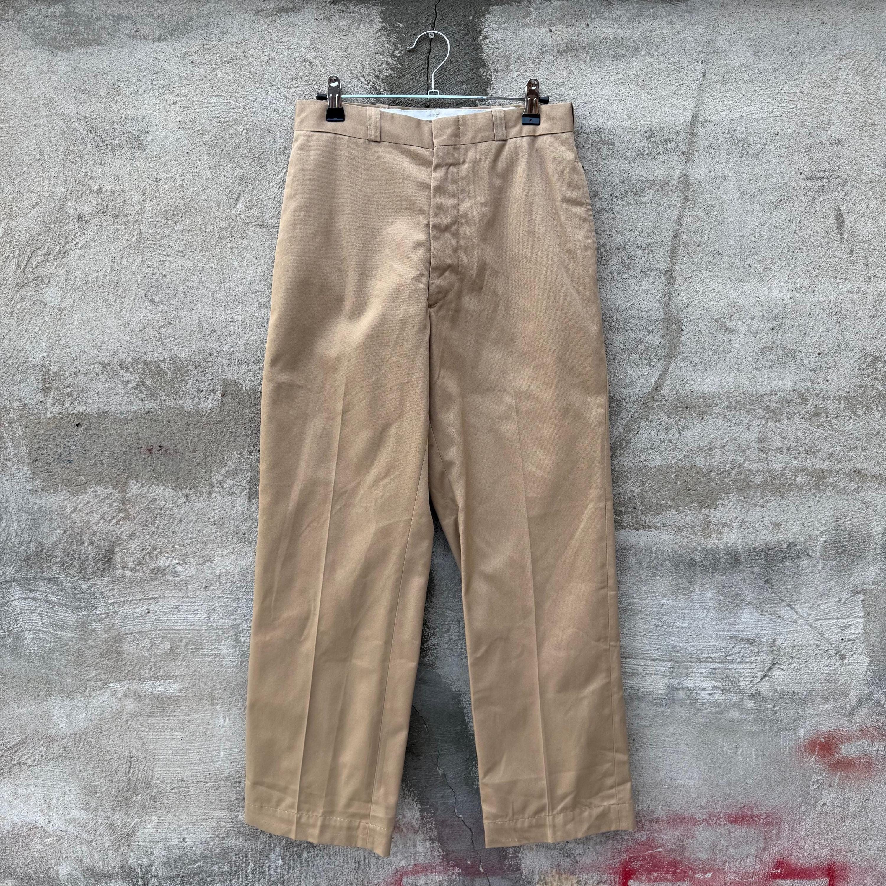 Vintage 70's US Military Khaki Chino Pants Size US 27 - 1 Thumbnail