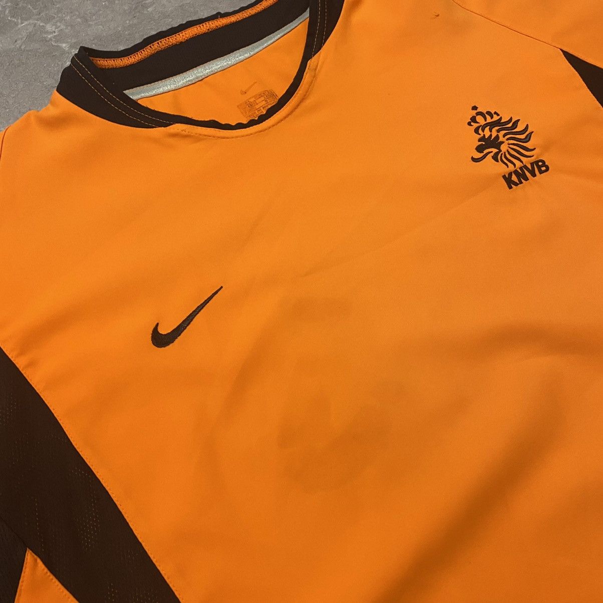 Vintage VINTAGE NIKE KNVB TEE SOCCER JERSEY NETHERLAND 90s Size US XL / EU 56 / 4 - 3 Thumbnail