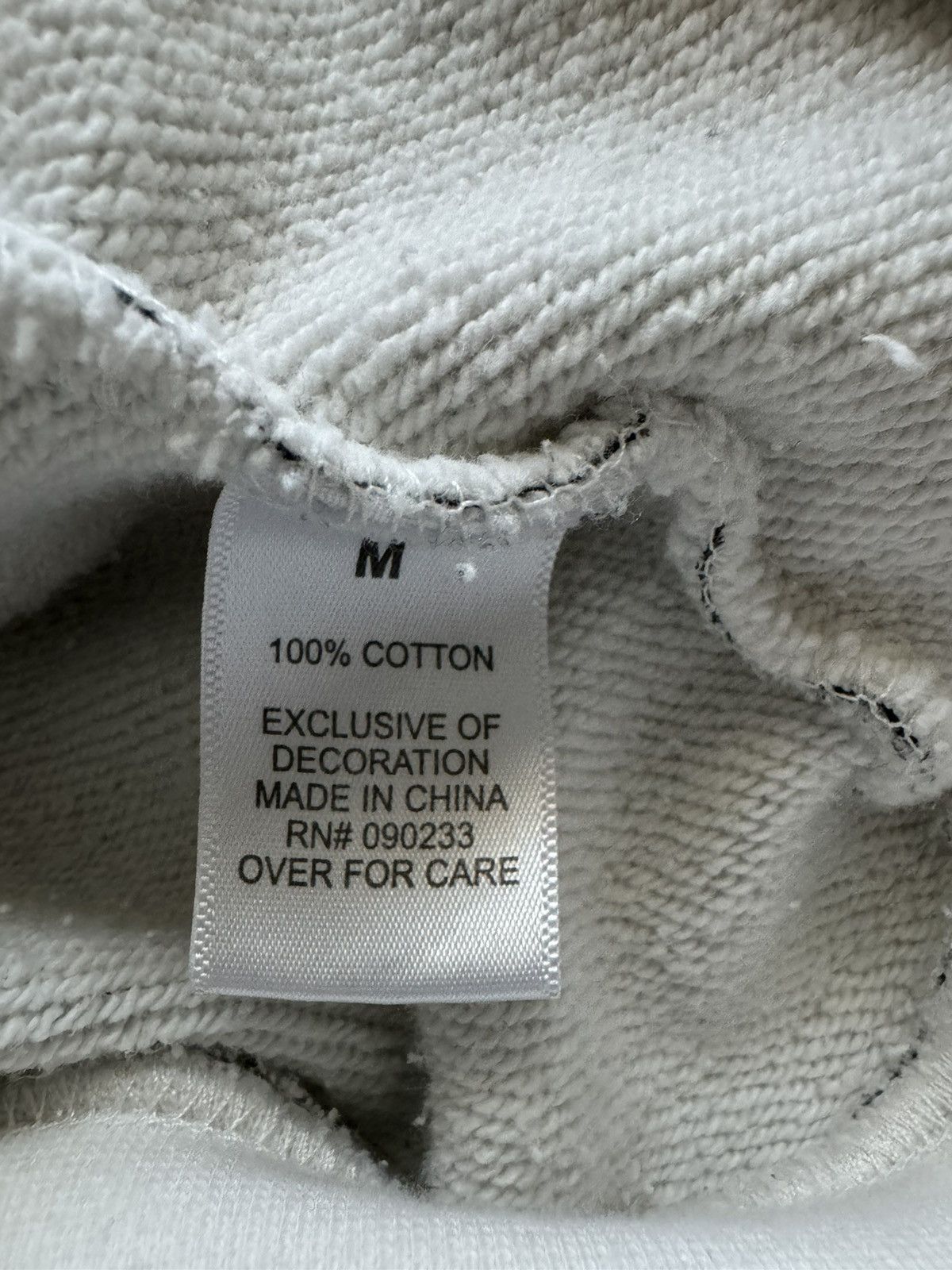 image of Fear Of God All Over Print Hoodie in Off White, Men's (Size Medium)