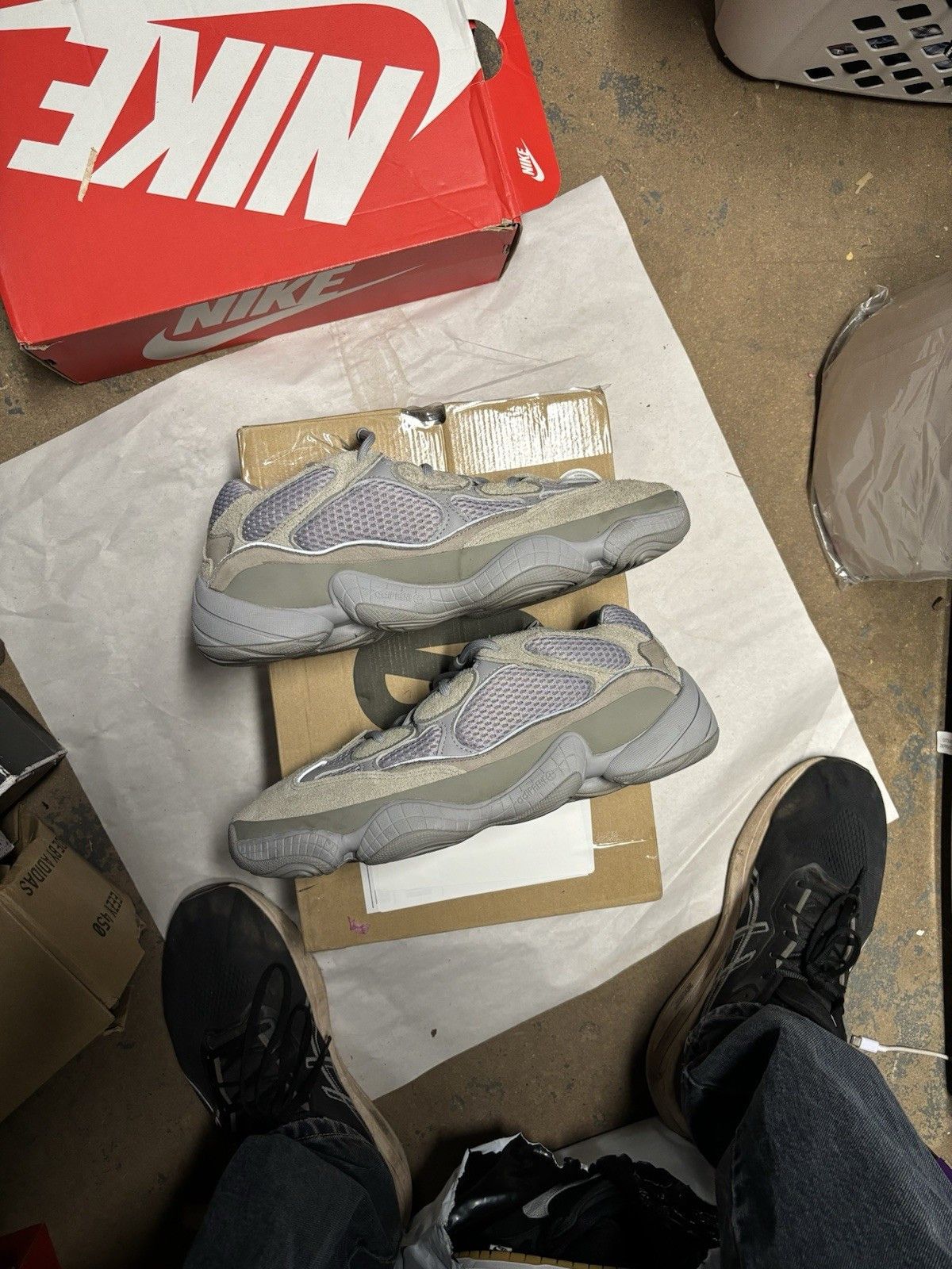 Yeezy adidas Yeezy 500 Stone Salt Size US 12 / EU 45 - 1 Thumbnail