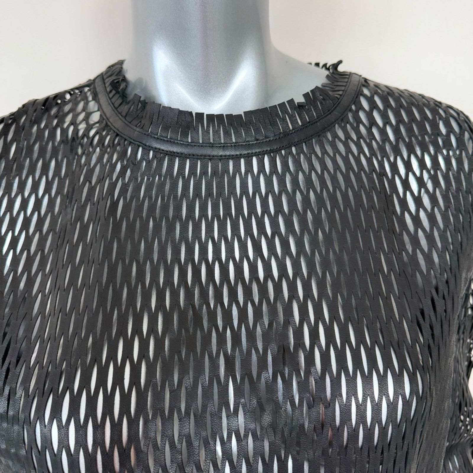 Roberto Cavalli NWT!!! Roberto Cavalli women leather dress size 48IT 1650$!! Size XL / US 12-14 / IT 48-50 - 3 Thumbnail