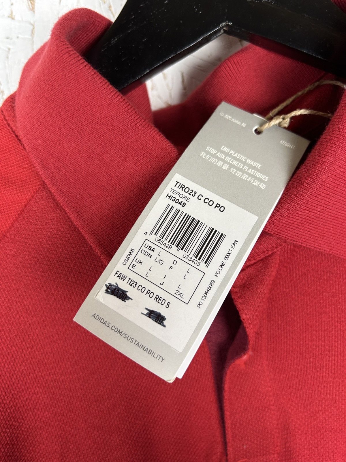 Adidas BNWT Wales Rugby Adidas Custom Printed Polo Shirt Size US L / EU 52-54 / 3 - 5 Thumbnail