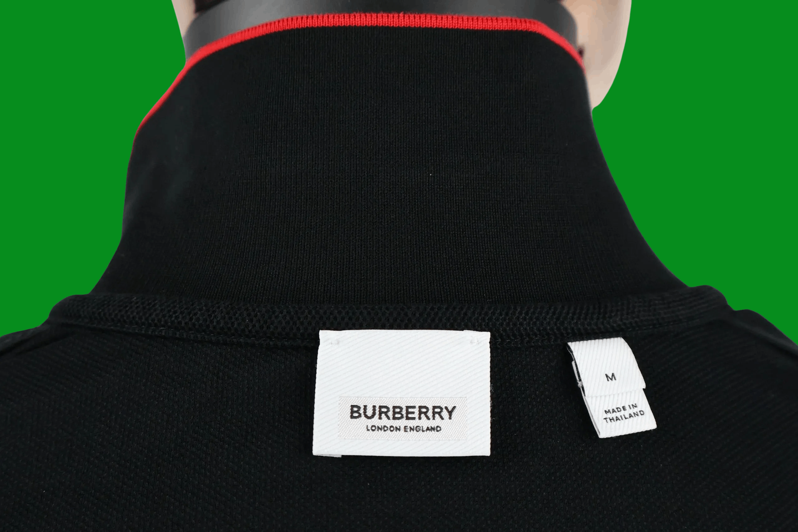 Burberry Pre-Owned Burberry TB Monogram Collar Polo Shirt SS22 Size US M / EU 48-50 / 2 - 7 Thumbnail