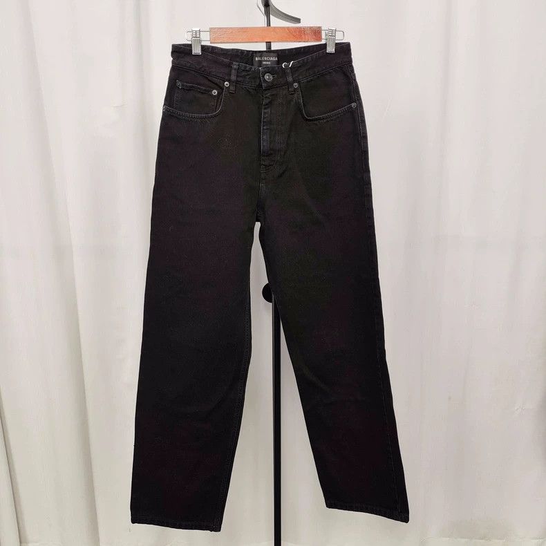 Balenciaga Balenciaga Black Denim Jeans - dmc Size US 26 / EU 42 - 1 Thumbnail
