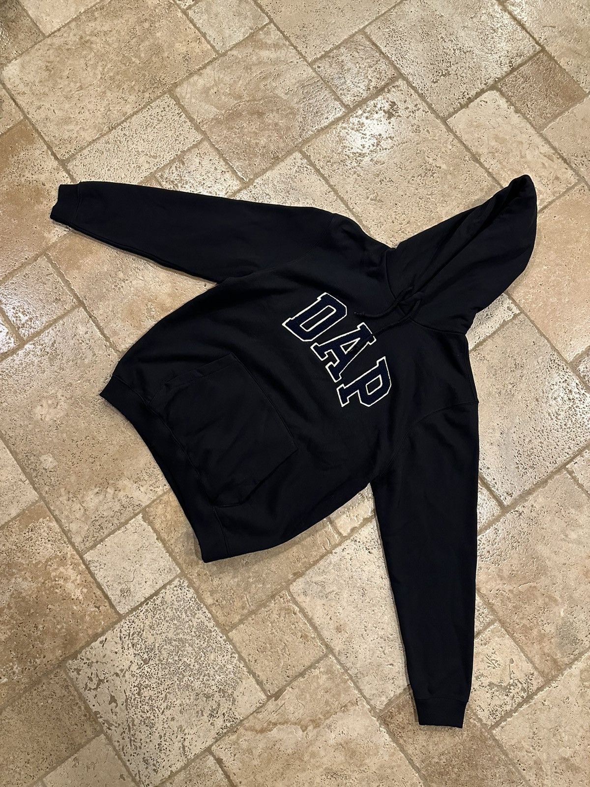 Dapper Dan × Gap Gap x Dapper Dan DAP Black Pullover Hoodie Size US L / EU 52-54 / 3 - 4 Thumbnail