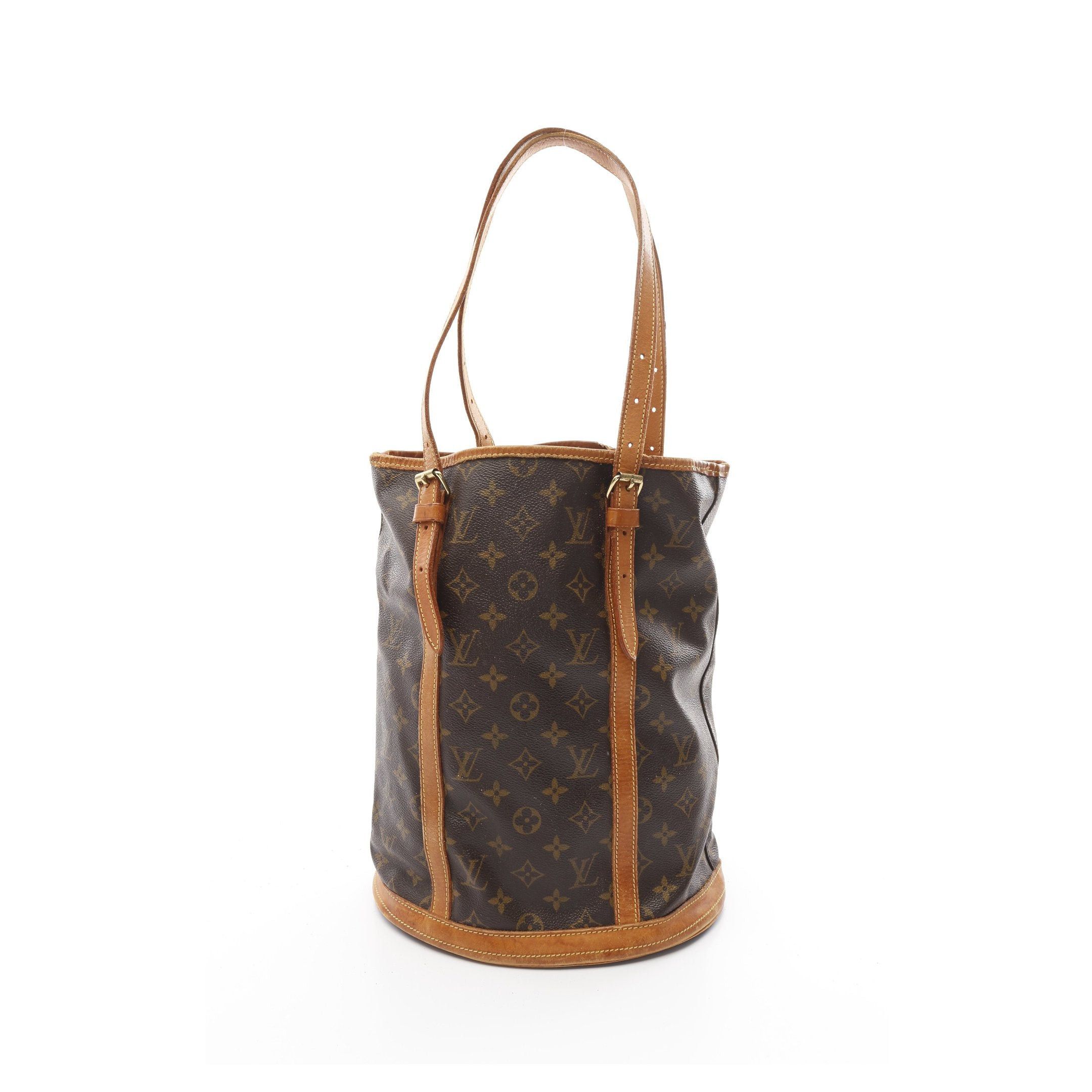 Louis Vuitton Louis Vuitton Bucket Gm Monogram Shoulder Bag Leather Brown Size ONE SIZE - 1 Thumbnail