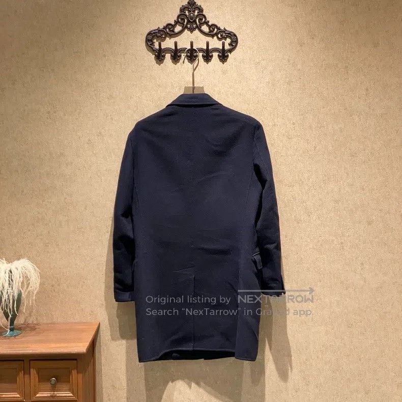 Loro Piana Loro Piana Dark Blue Cashmere Coat Size M / US 6-8 / IT 42-44 - 2 Thumbnail