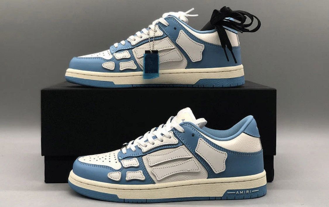Amiri Amiri Skel Top Low 'Powder Blue' Size US 9.5 / EU 42-43 - 1 Thumbnail