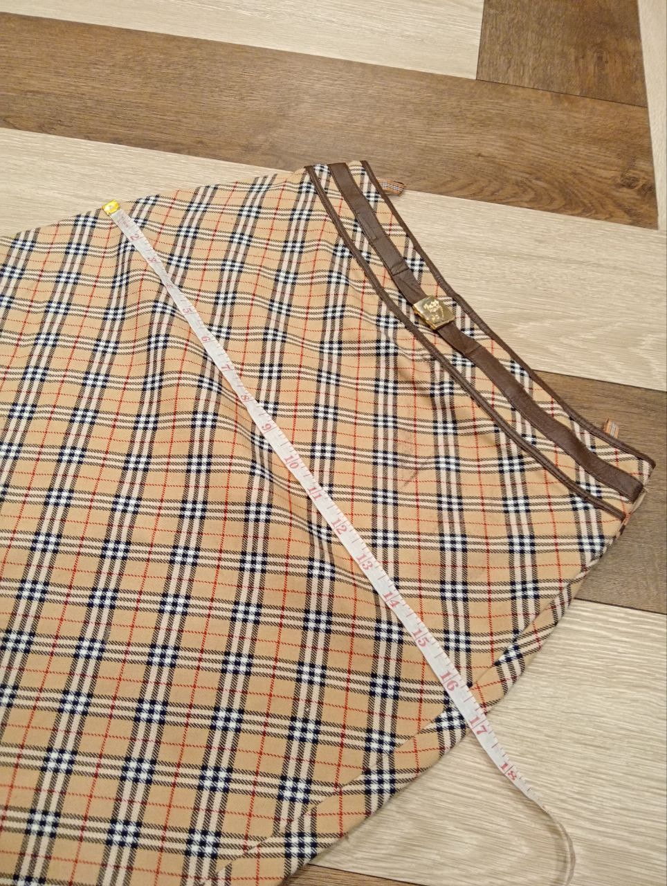 Burberry BURBERRY BLUE LABEL NOVA CHECK STRETCH SKIRT Size 25" / US 0 / IT 36 - 12 Thumbnail