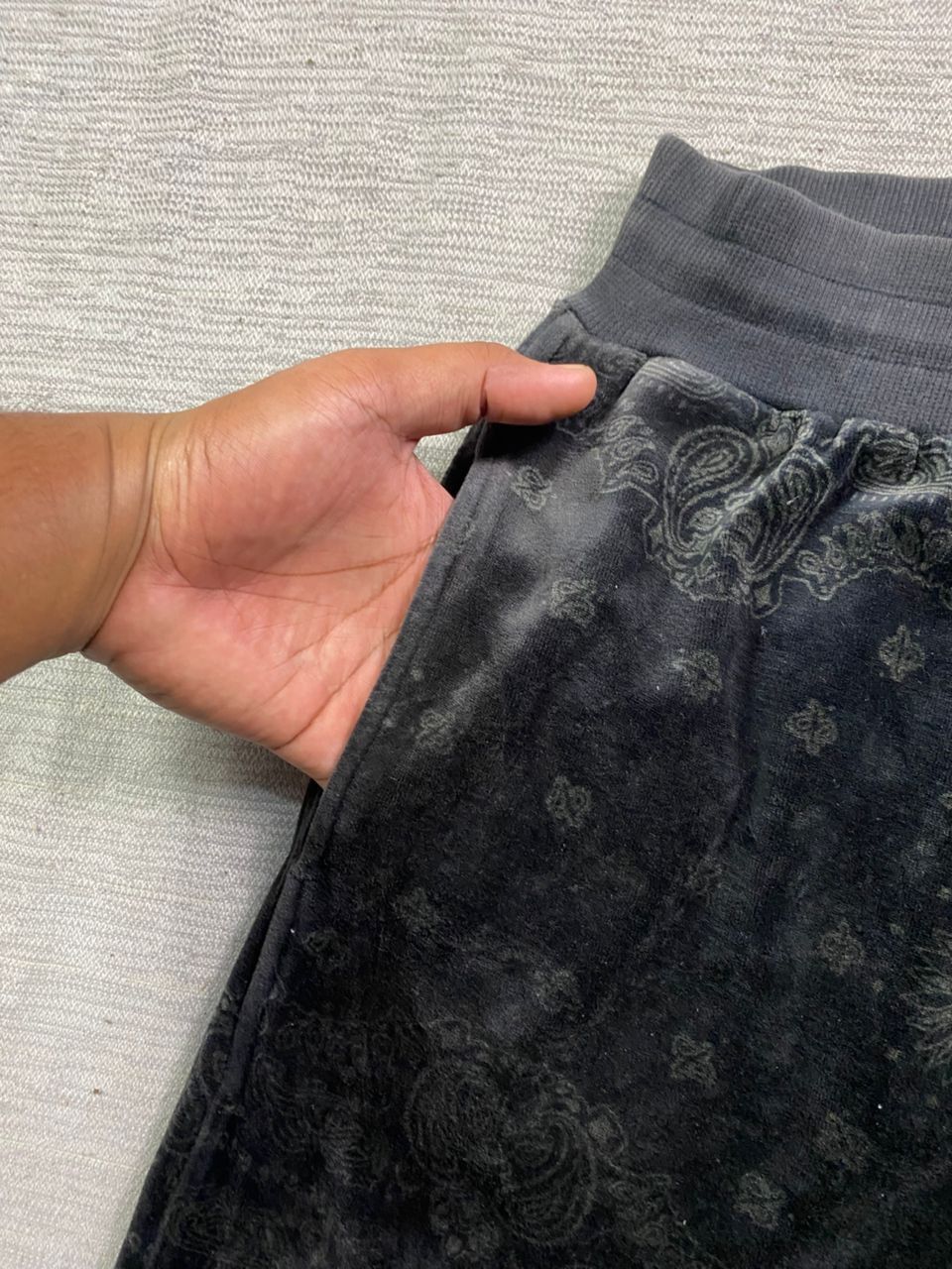 Japanese Brand SWAG!! 24Karats Gold Digger Velour Sweatpants Size US 30 / EU 46 - 5 Thumbnail