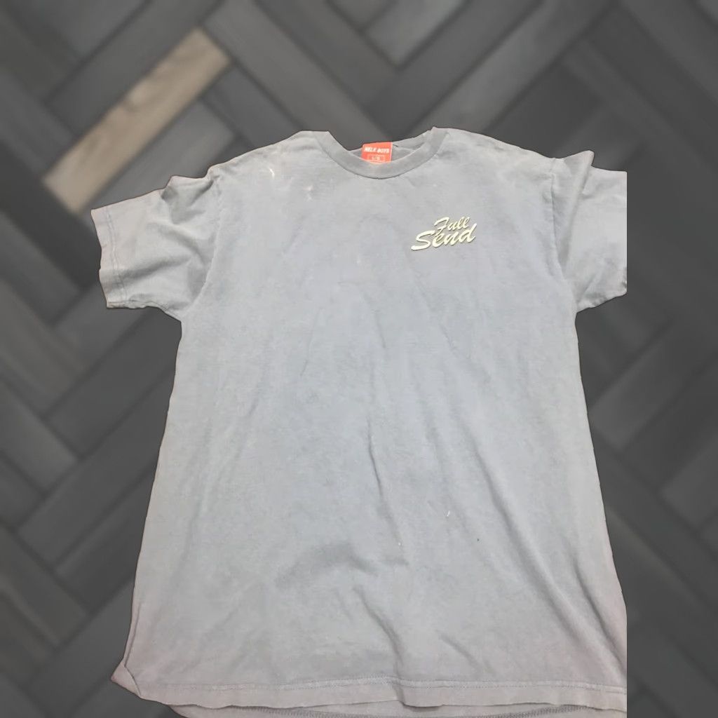 Vintage Nelk Boys Full Send Mens Graphic T-Shirt L Blue Bunny Girl Short Sleeve Adult Girls Size US L / EU 52-54 / 3 - 1 Thumbnail