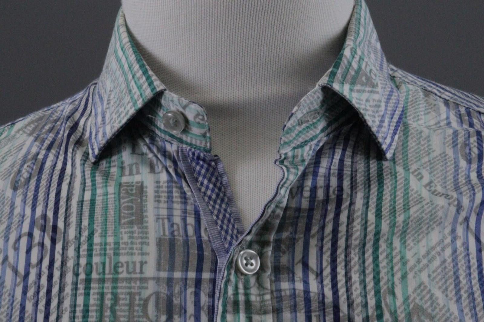 Desigual Desigual Barcelona Multicolor Striped Down Shirt Size L Size US L / EU 52-54 / 3 - 5 Thumbnail