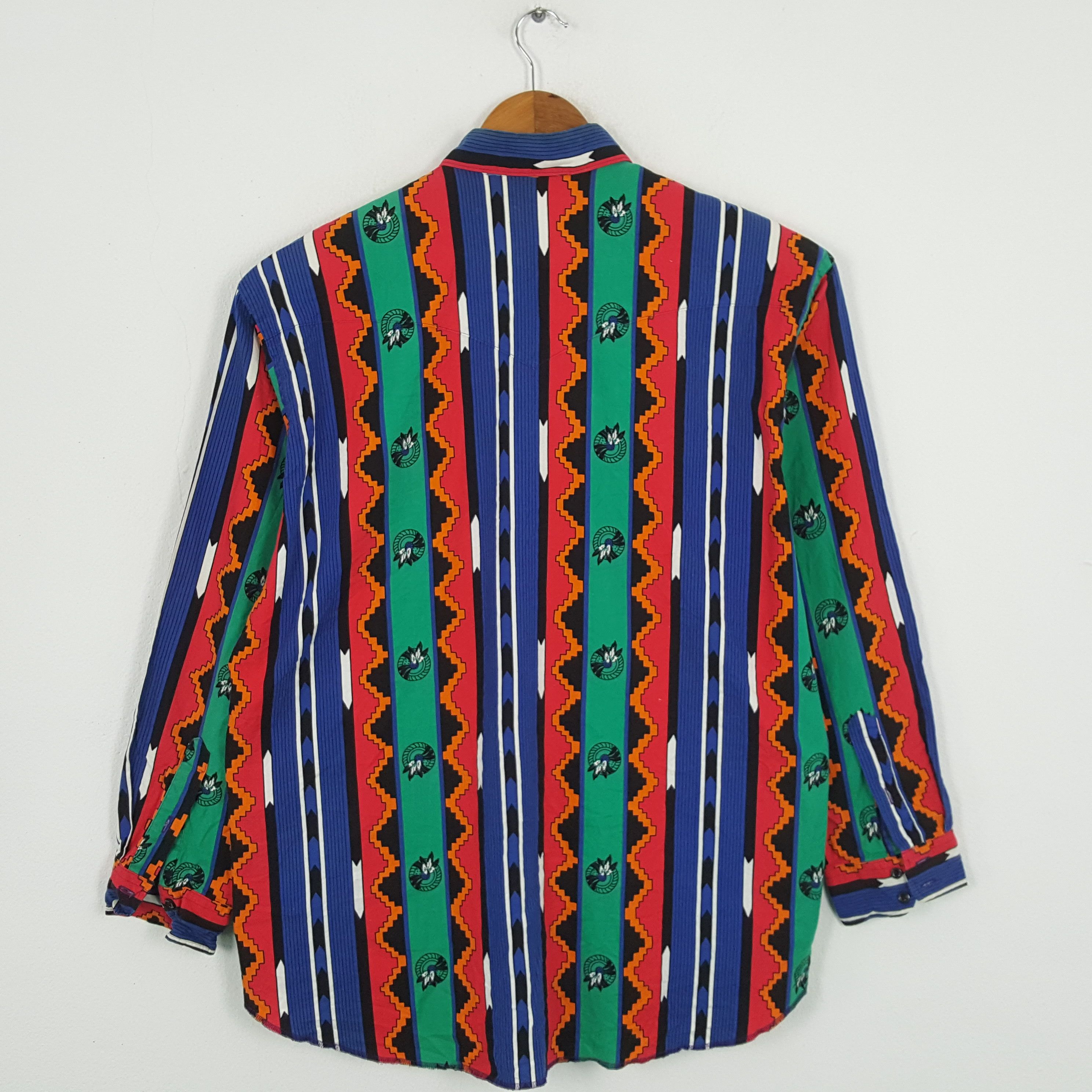 Vintage × Wrangler Vintage WRANGLER American Classic Multicolour Style Shirts Size US XL / EU 56 / 4 - 3 Thumbnail