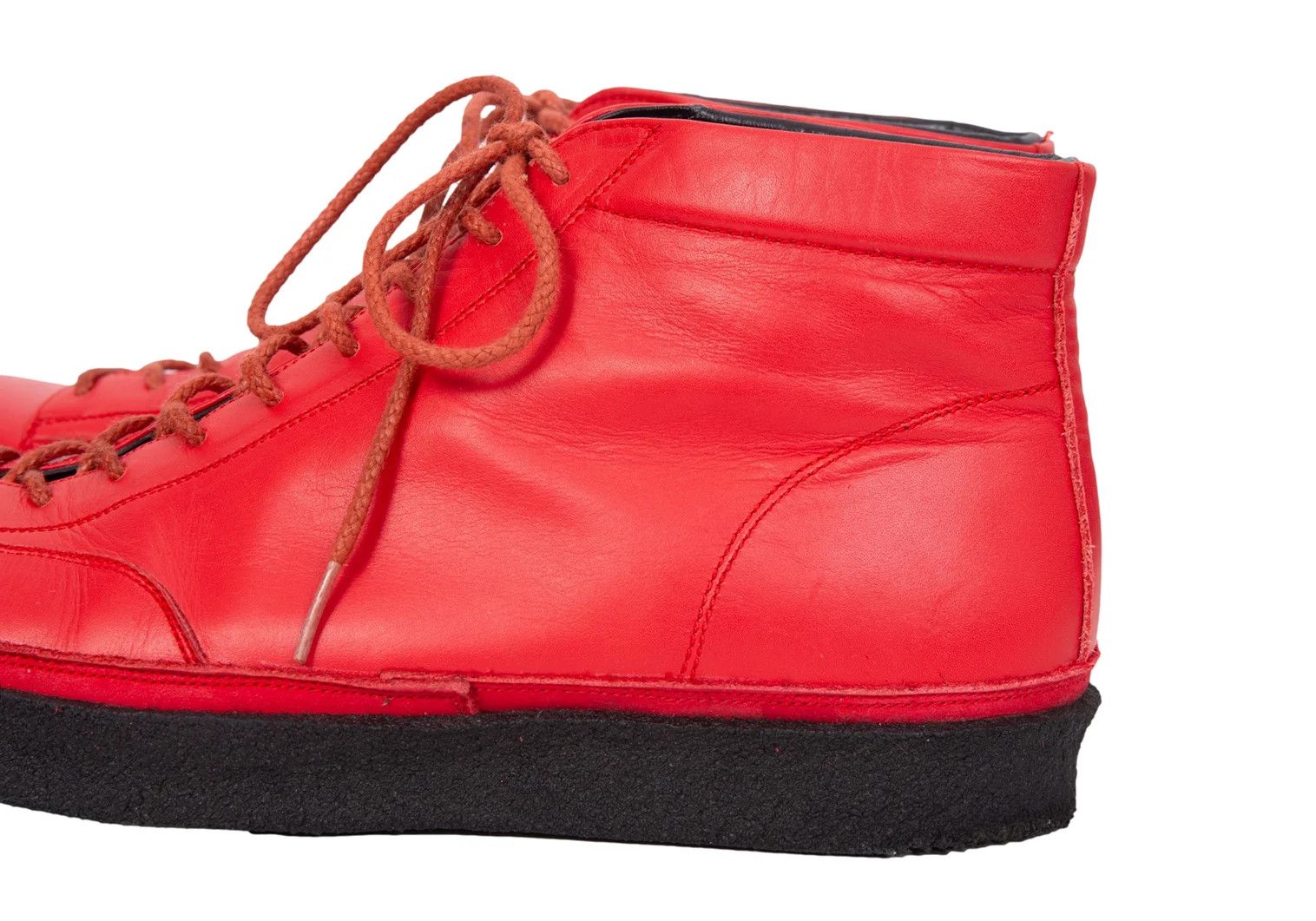 Yohji Yamamoto Yohji Yamamoto Crepe Sole Leather Sneakers Size US 9 / EU 42 - 7 Thumbnail