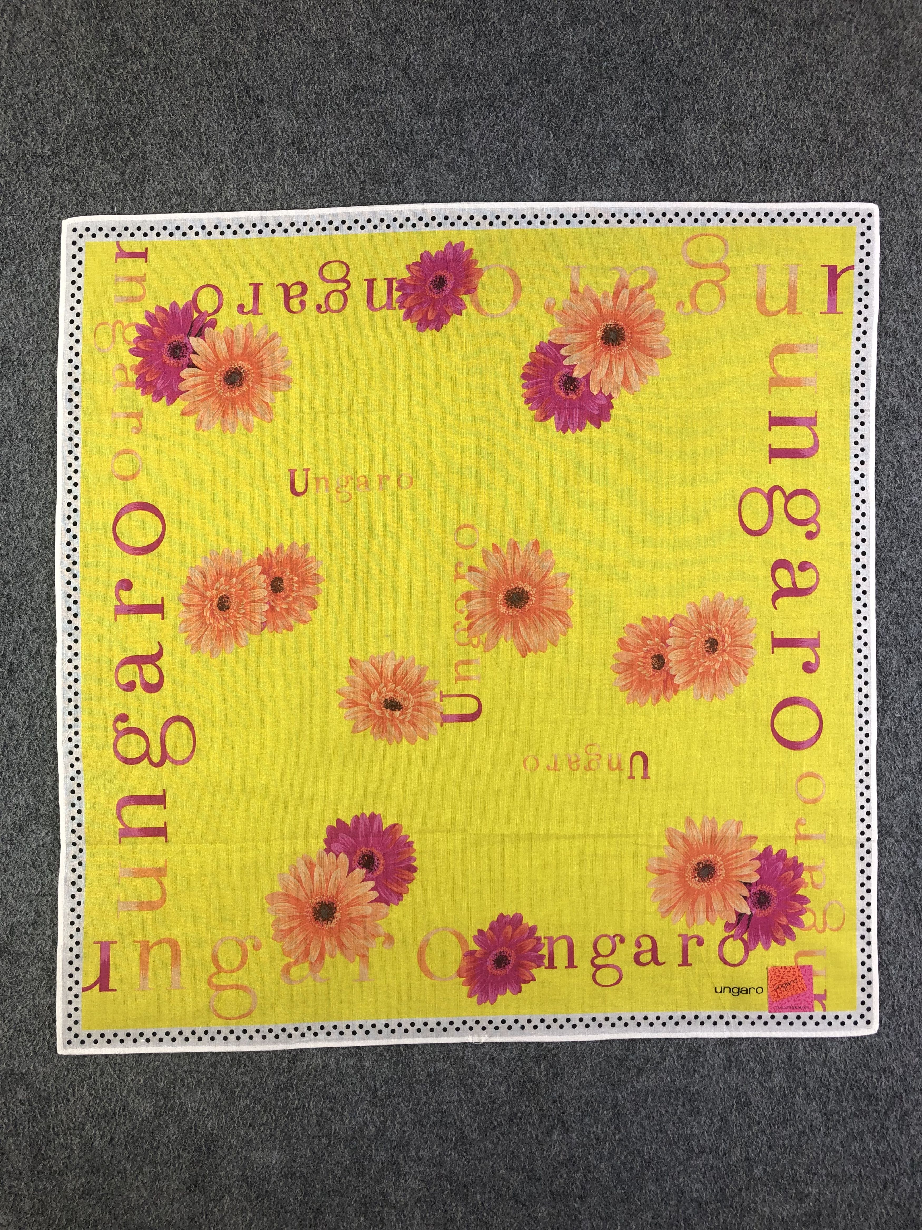 Emanuel Ungaro Emanuel Ungaro Handkerchief / Bandana / Neckerchief C457 Size ONE SIZE - 4 Thumbnail