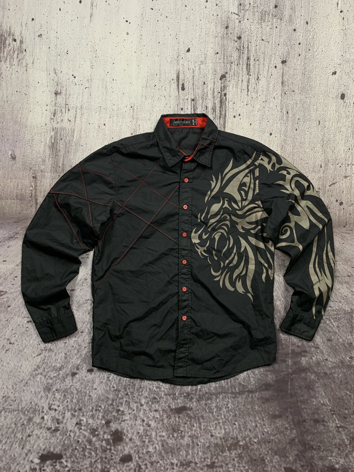 Japanese Brand Japan Shirt Dragon Logo Avantgarde Style Size US M / EU 48-50 / 2 - 1 Thumbnail