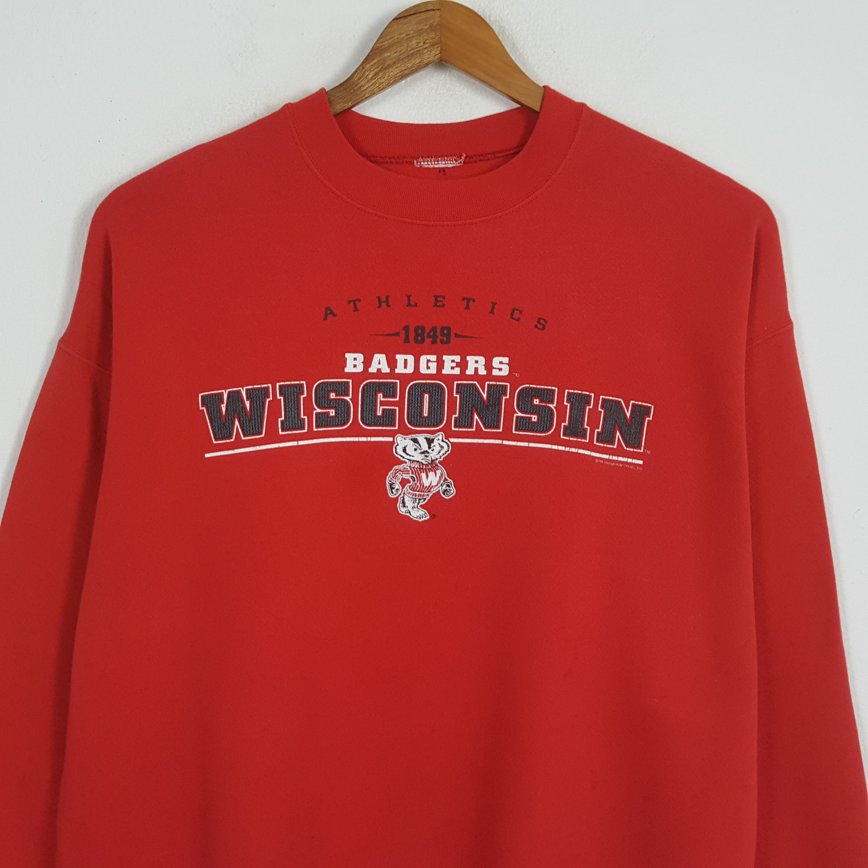 NFL × Vintage Vintage BADGERS WISCONSIN NFL American Football Sweatshirts Size US XXL / EU 58 / 5 - 2 Thumbnail